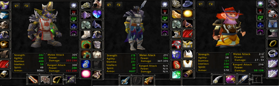 3x character package turtle wow 4