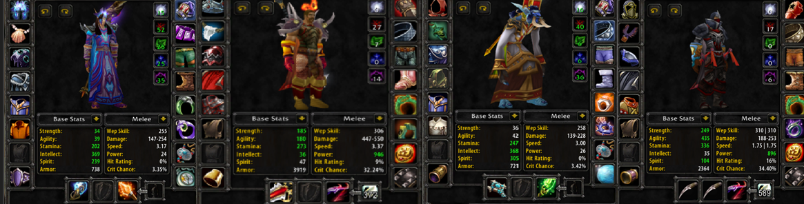 4x character package turtle wow 2