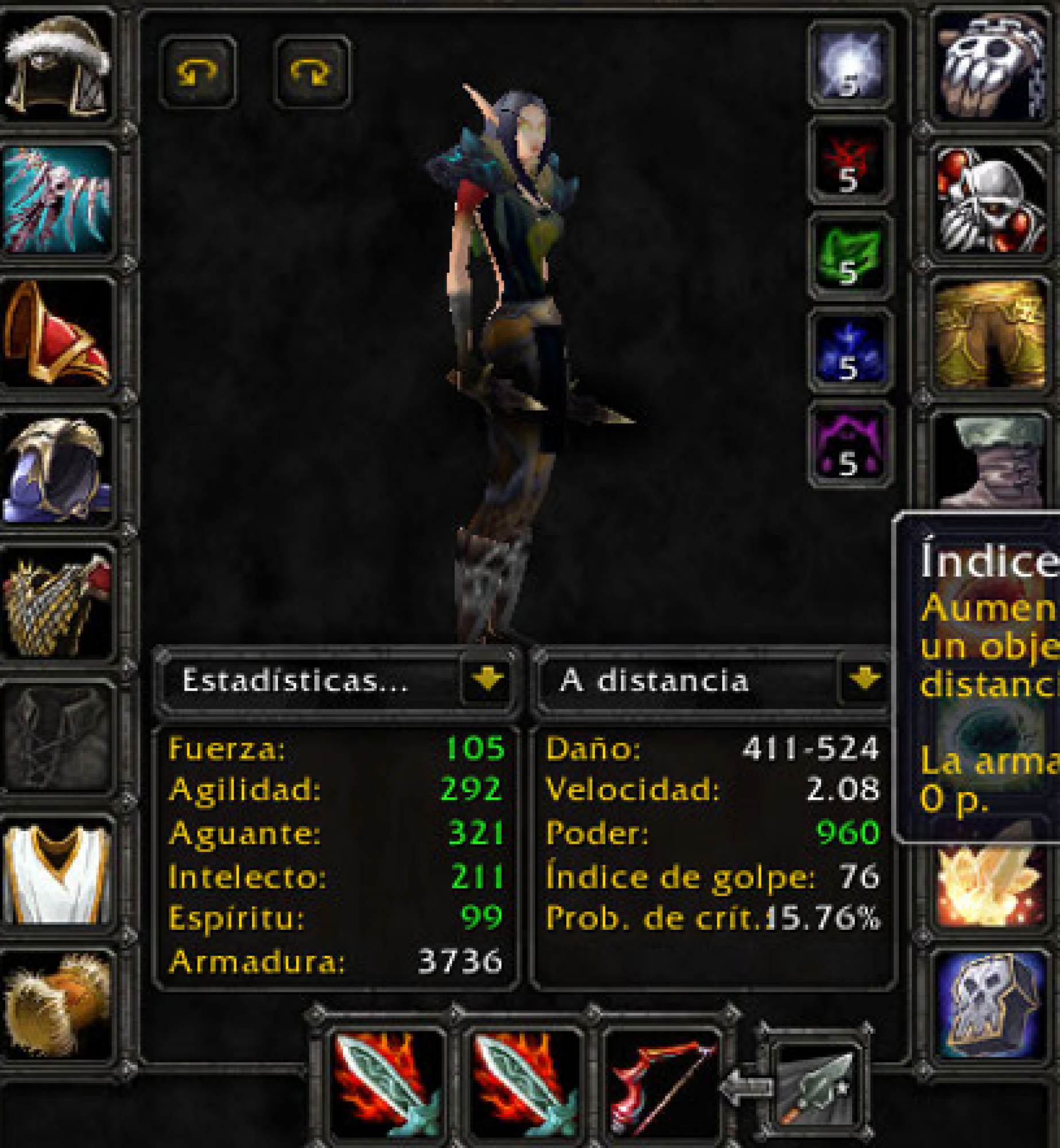 Blood elf female hunter faerlina