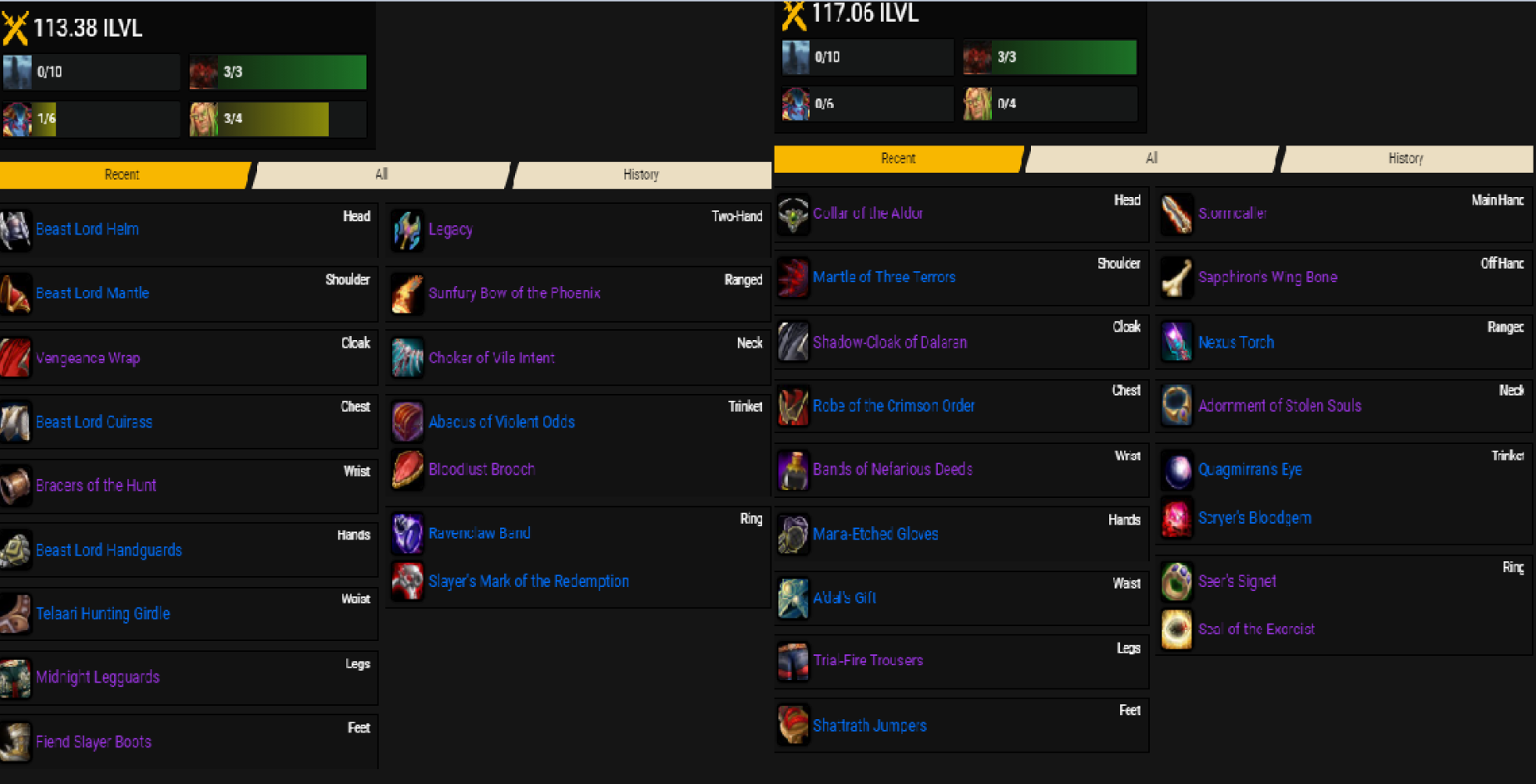Blood elf female hunter golemagg
