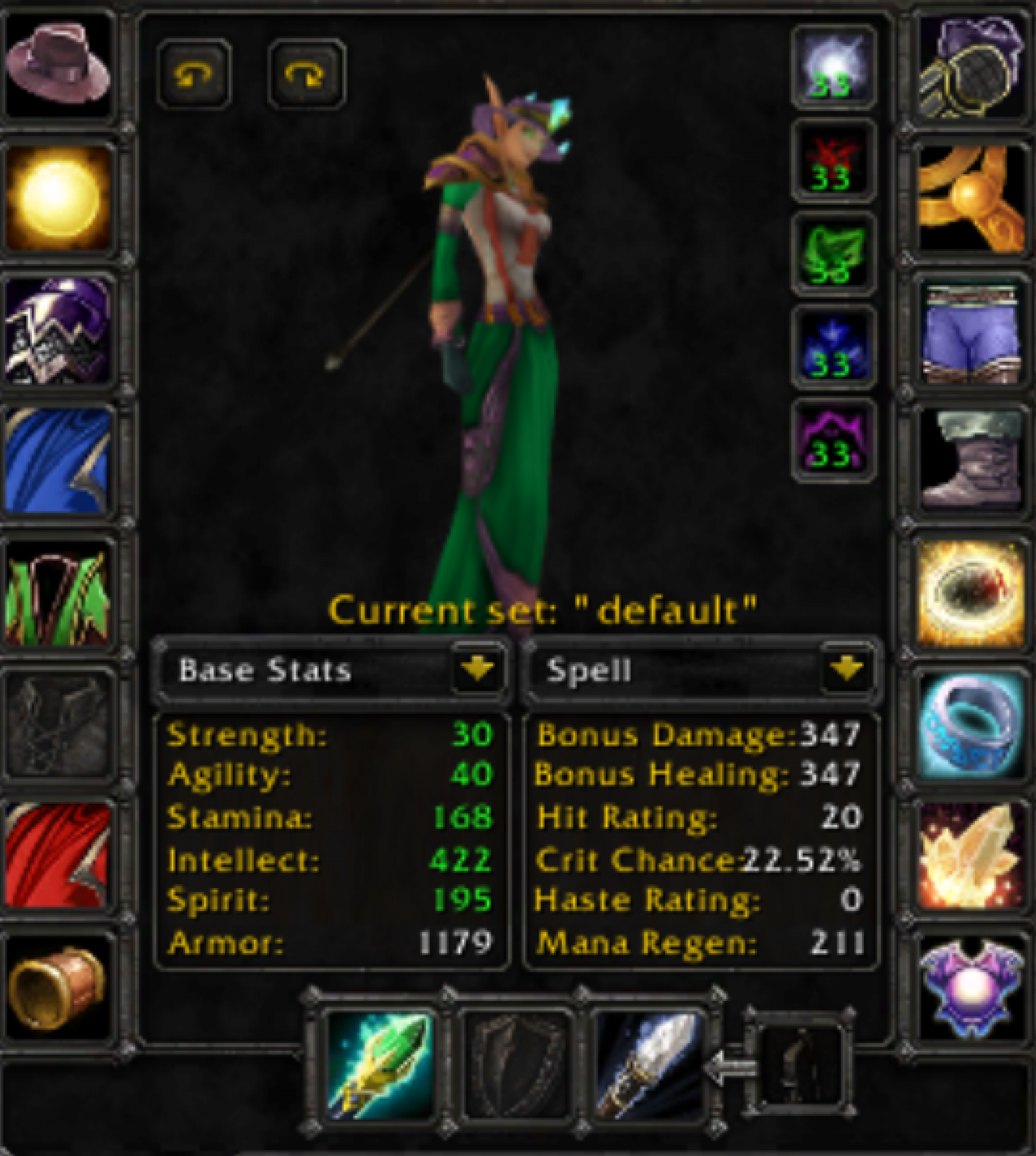 Blood elf female mage faerlina
