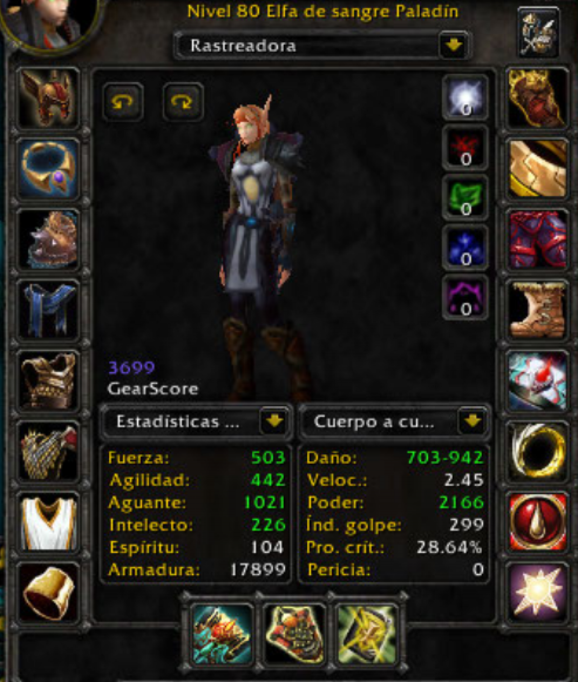 Blood elf female paladin mograine gg 5