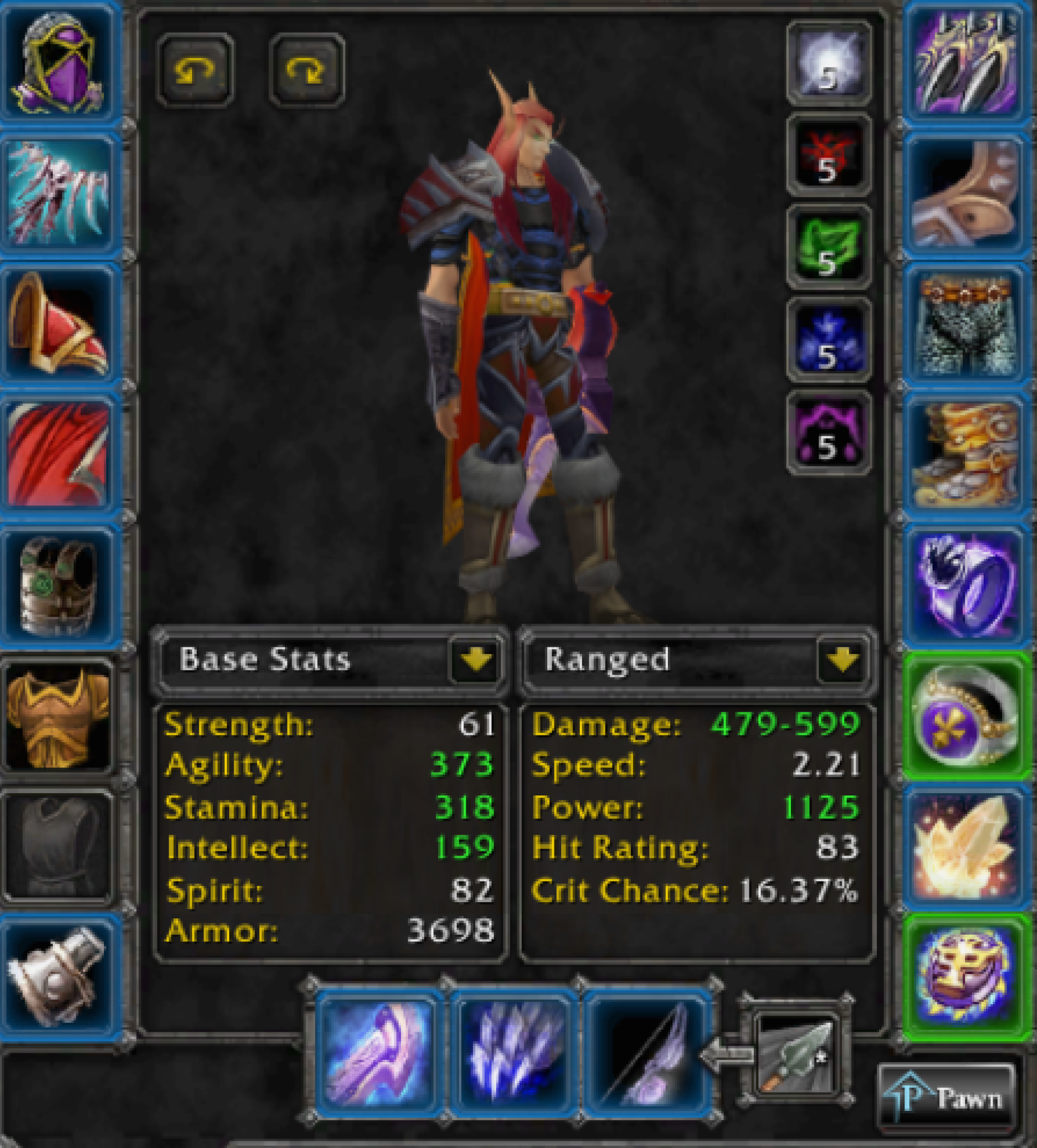 Blood elf male hunter fairbanks