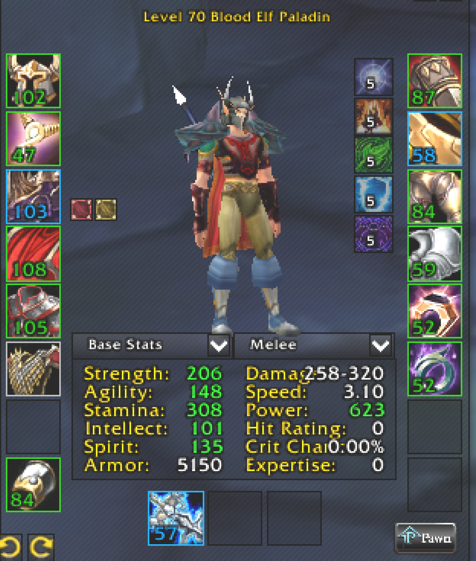 Blood elf male paladin firemaw