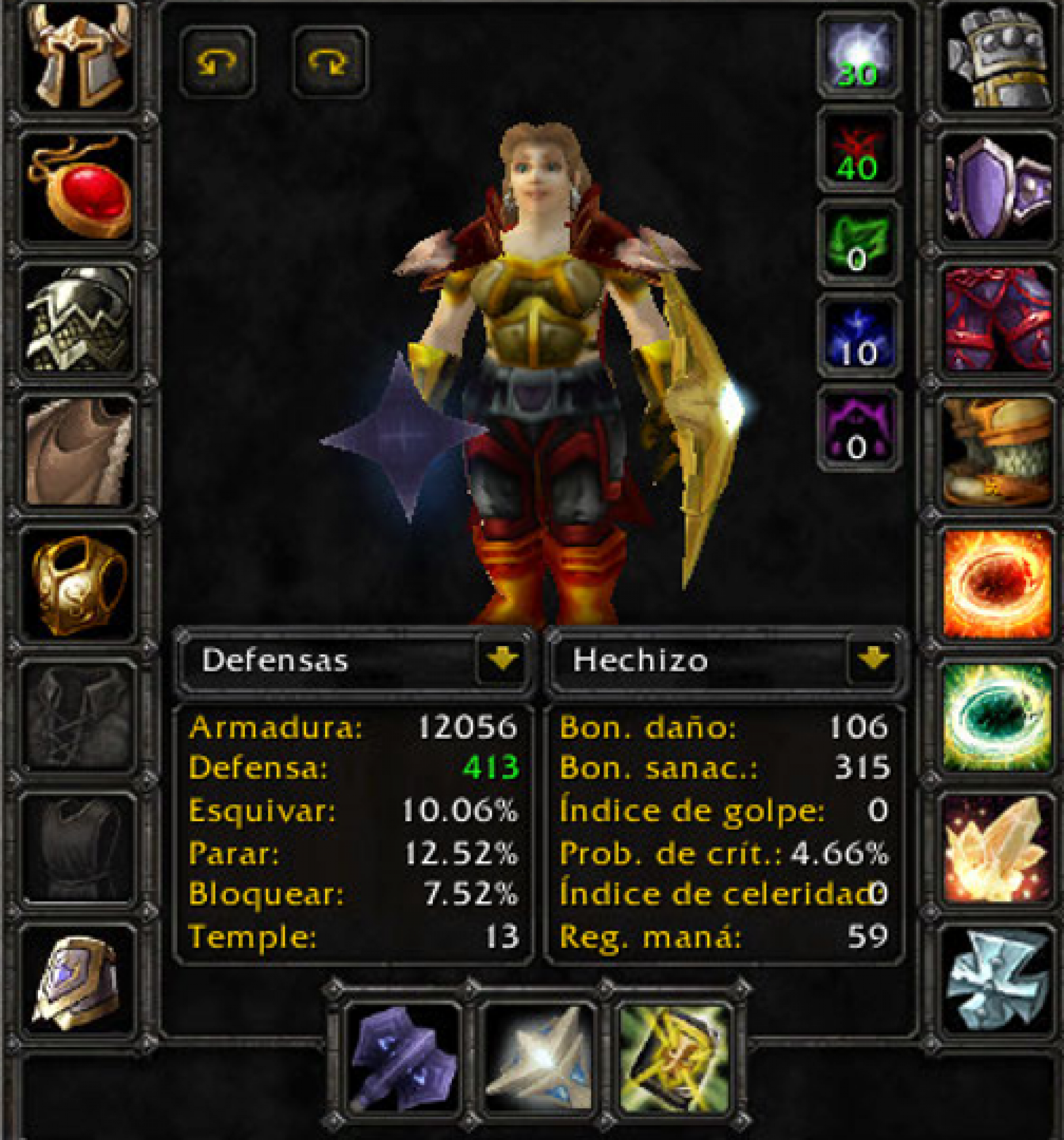 Dwarf female paladin whitemane 2