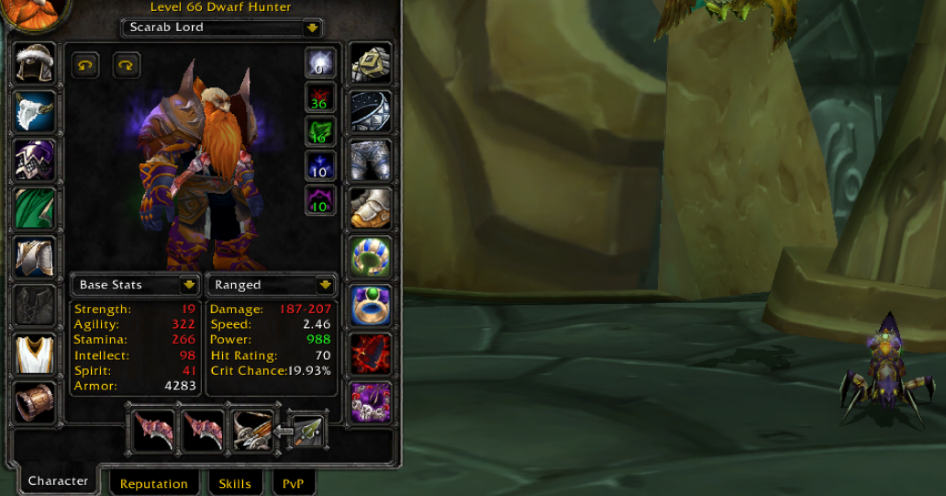 Dwarf male hunter Grobbulus