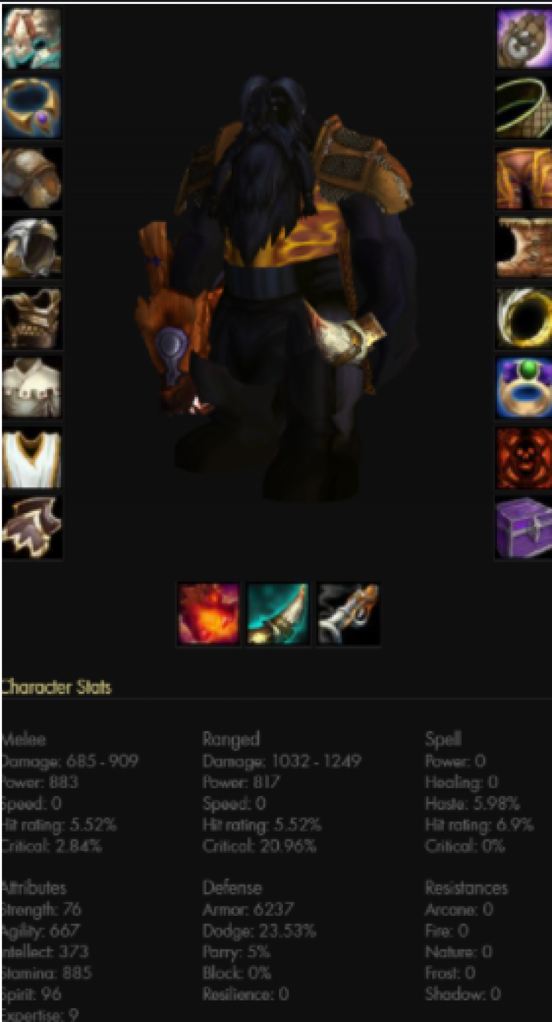 Dwarf male hunter frostmourne