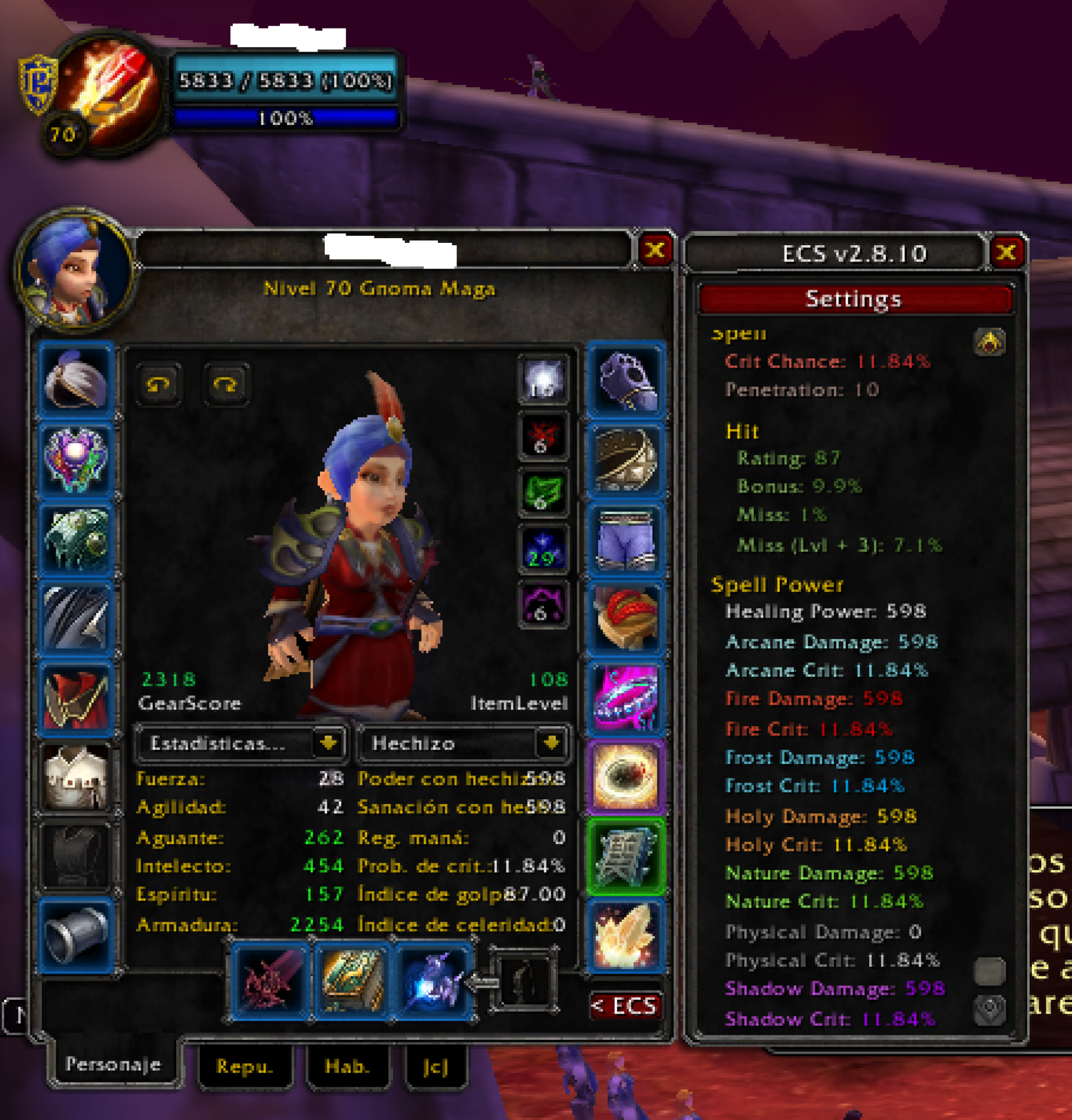 Gnome female mage benediction