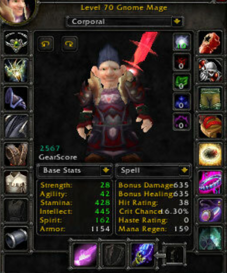 Gnome male mage Karazhan