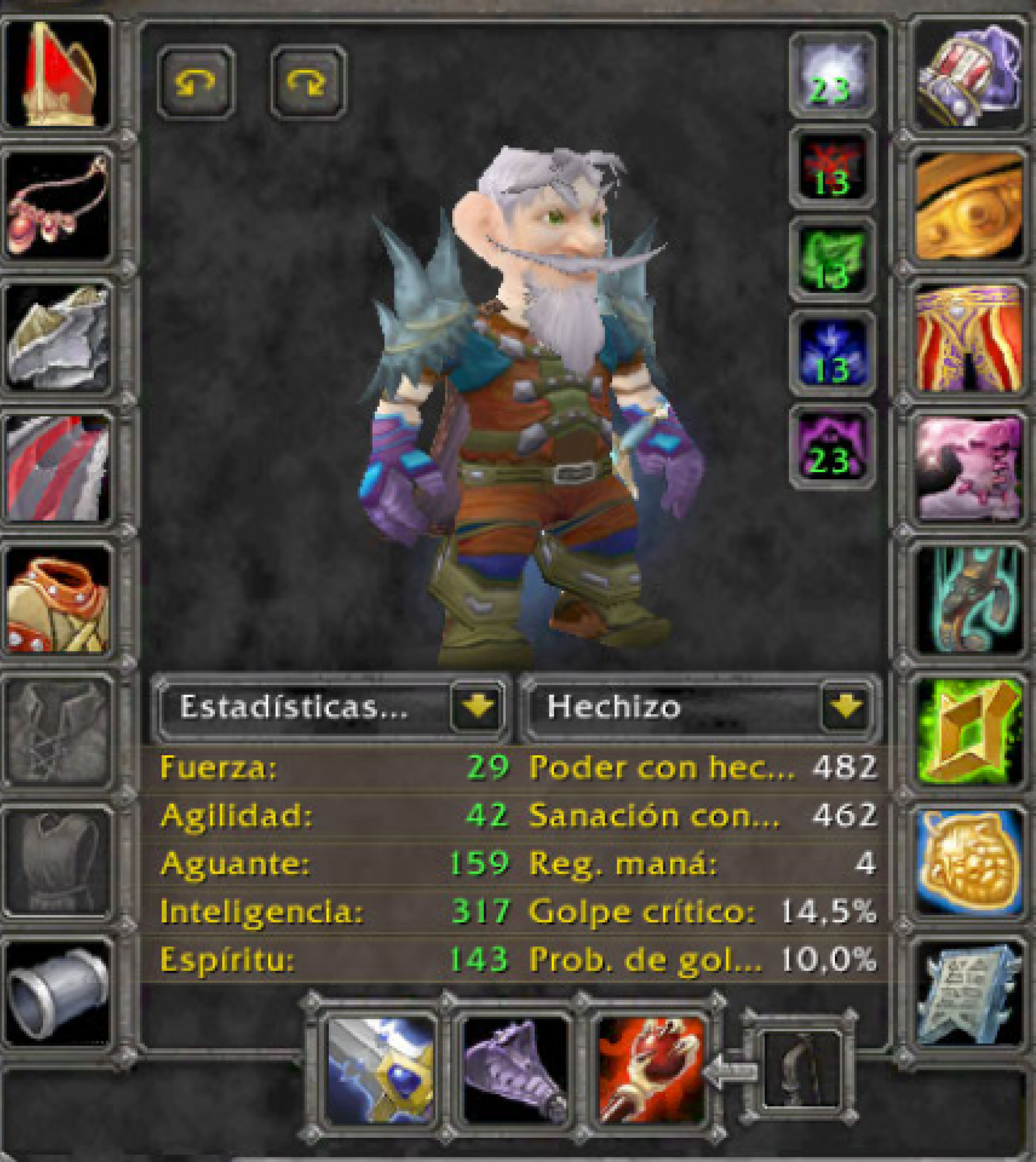 Gnome male mage Mandokir