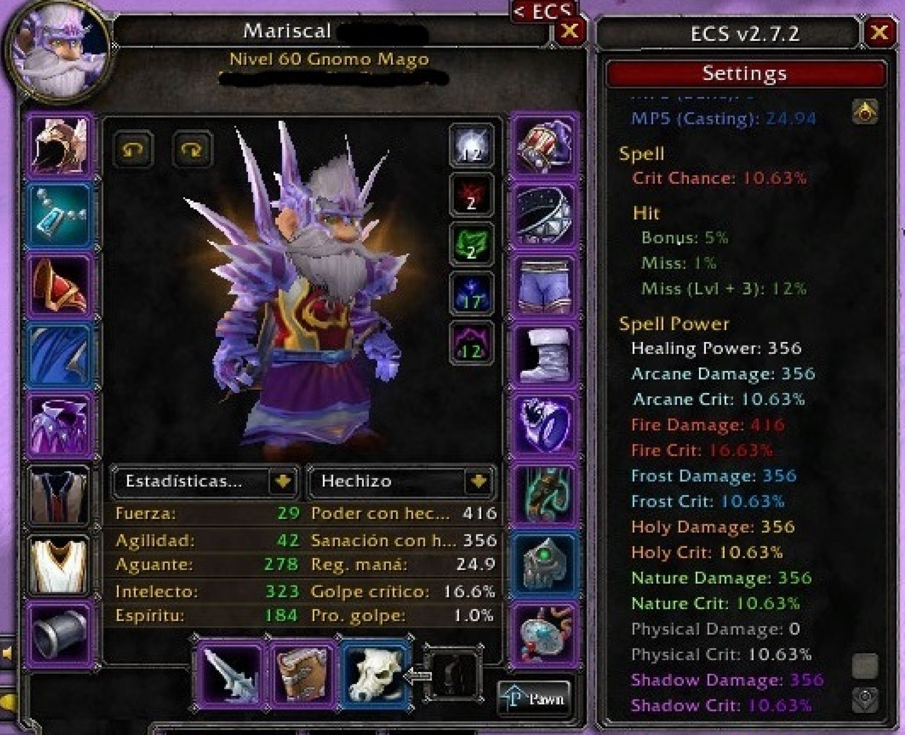 Gnome male mage heartseeker