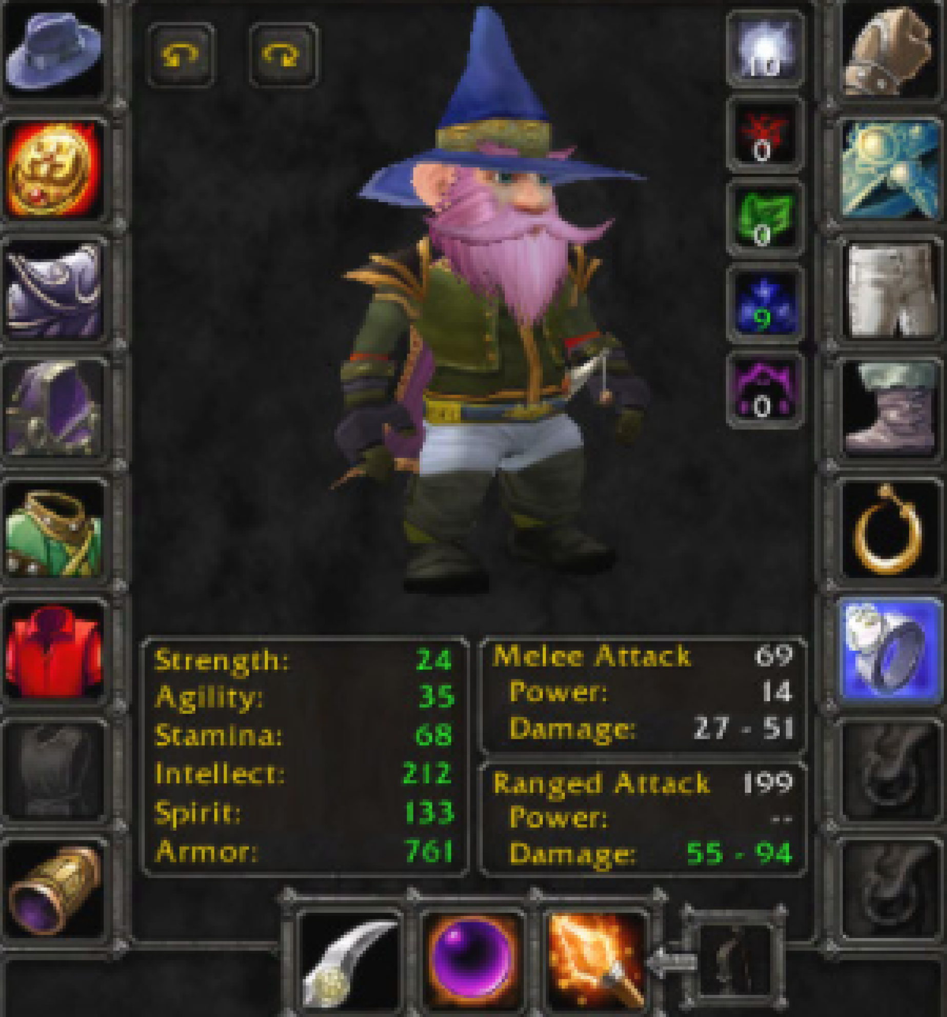Gnome male mage ironfoe