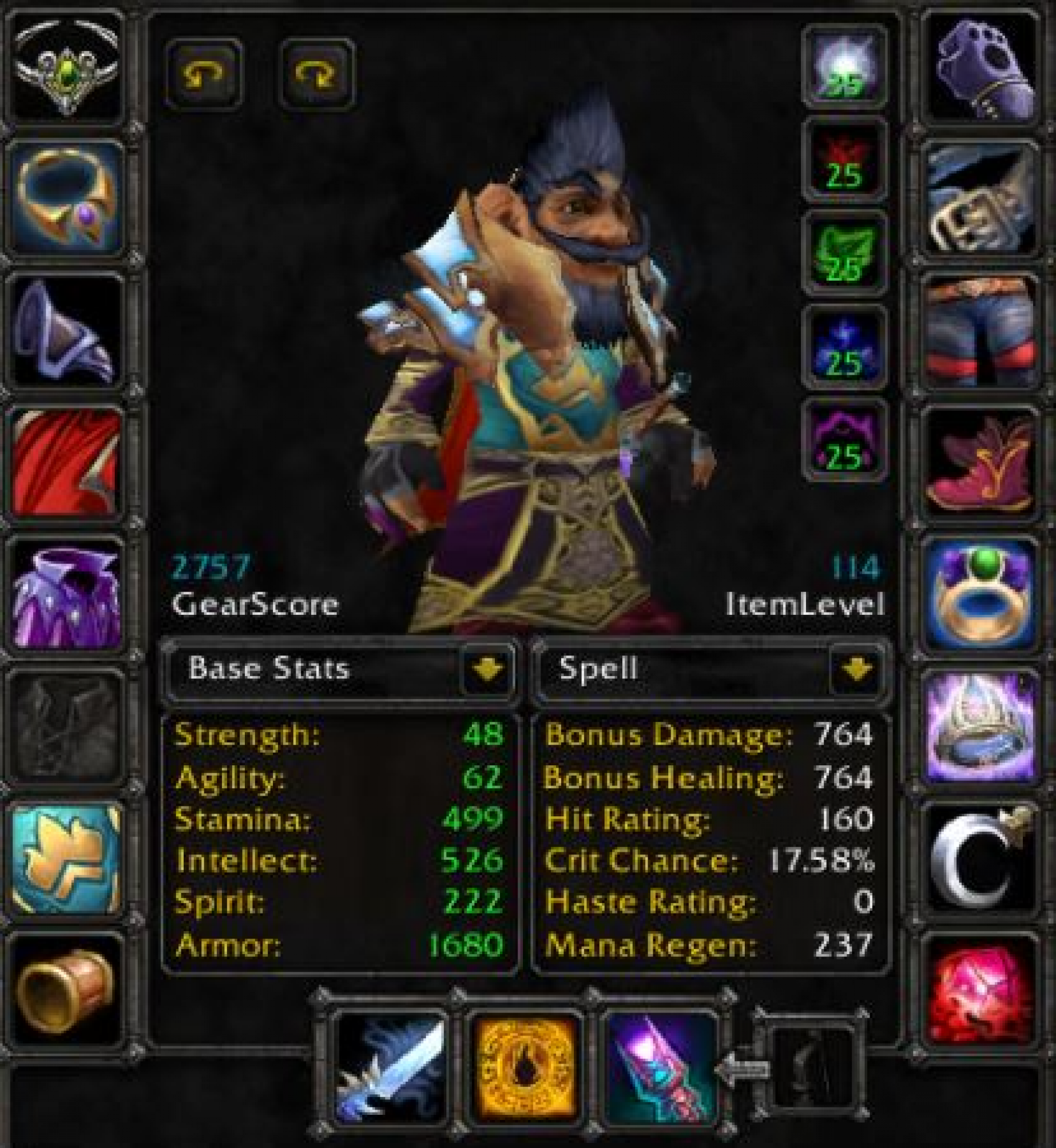 Gnome male mage shazzrah