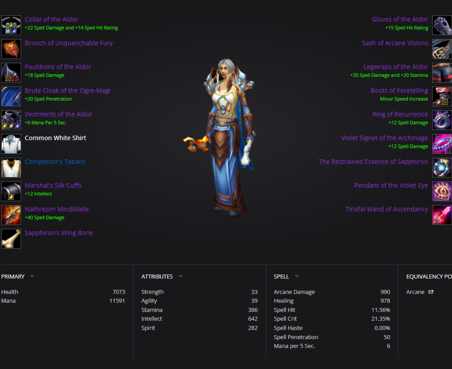Human female mage faerlina