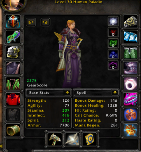 Human female paladin Karazhan