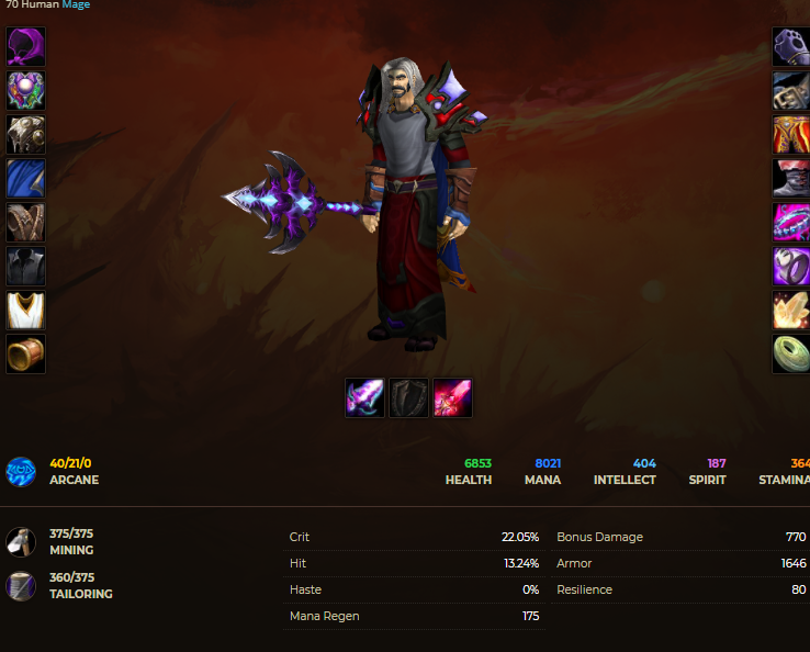 Human male mage windrunner 2