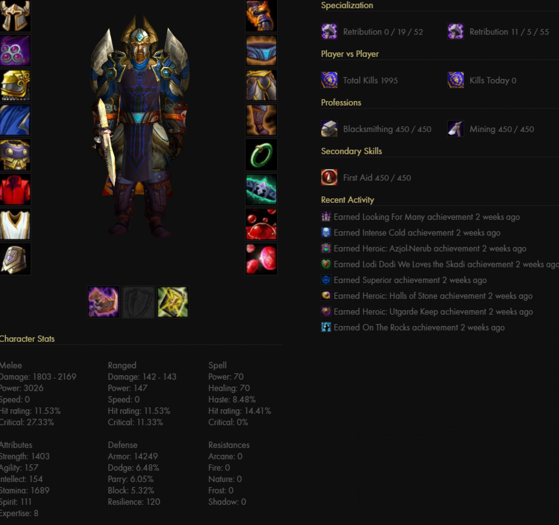 Human male paladin lordaeron