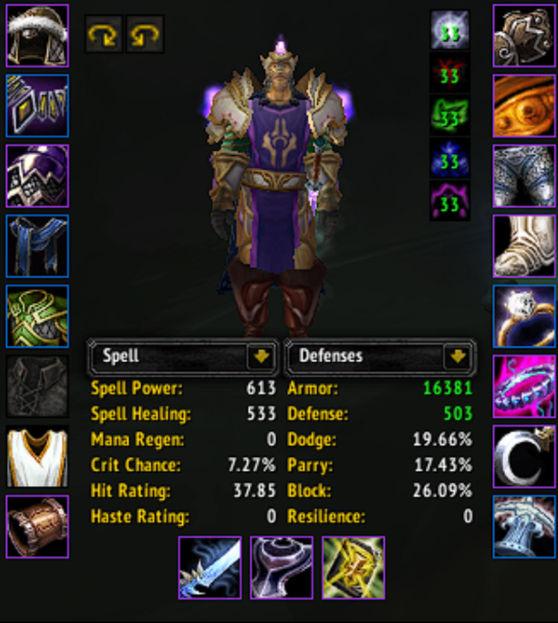 Human male paladin pagle