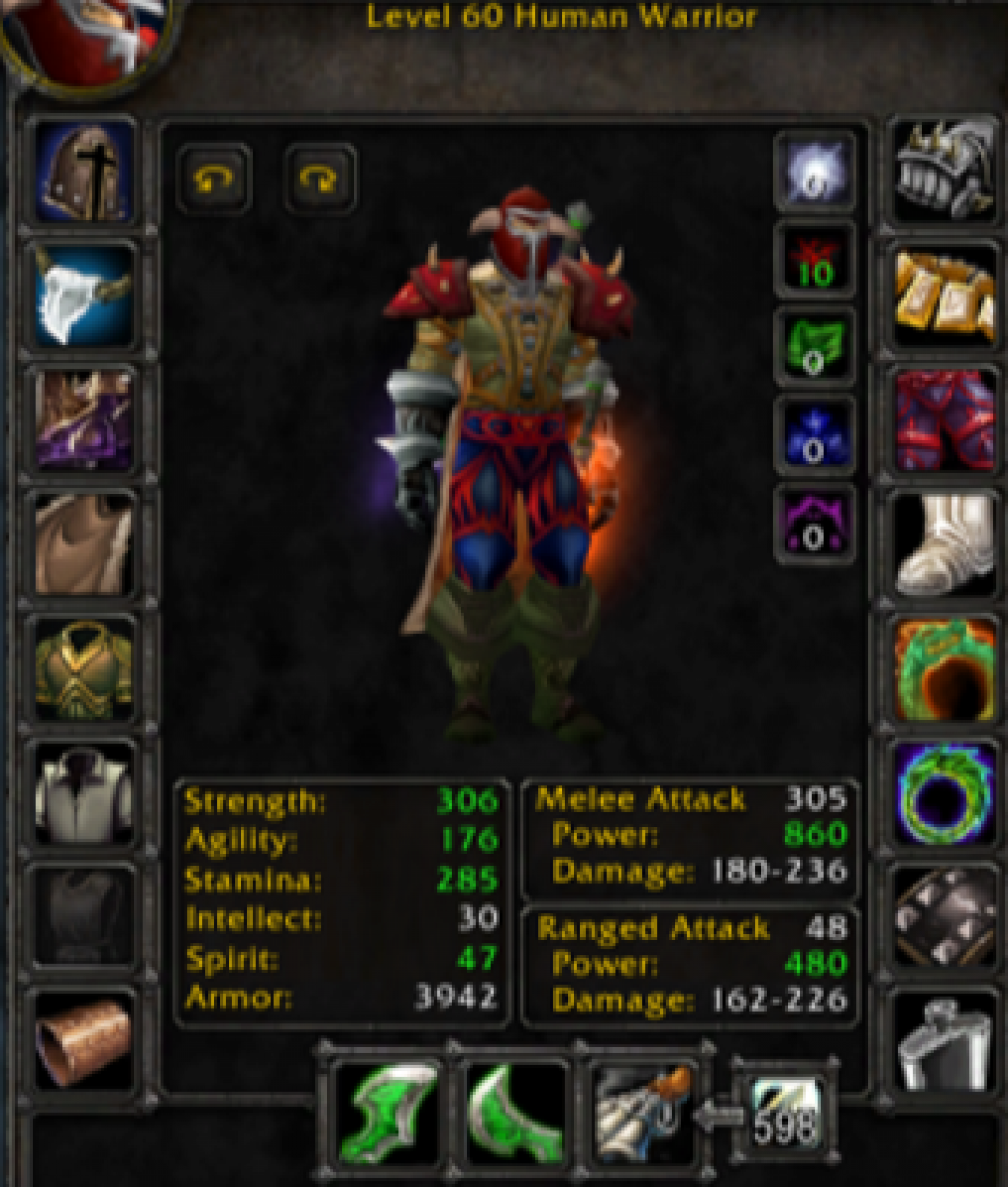 Human male warrior heartseeker