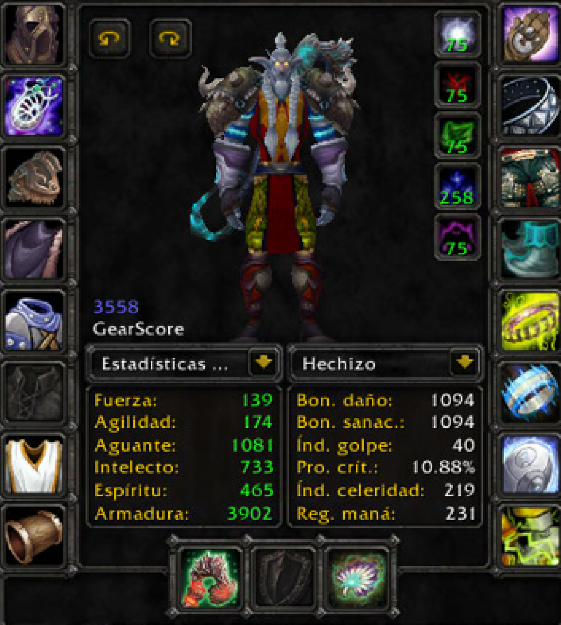 Night elf male druid sindragosa