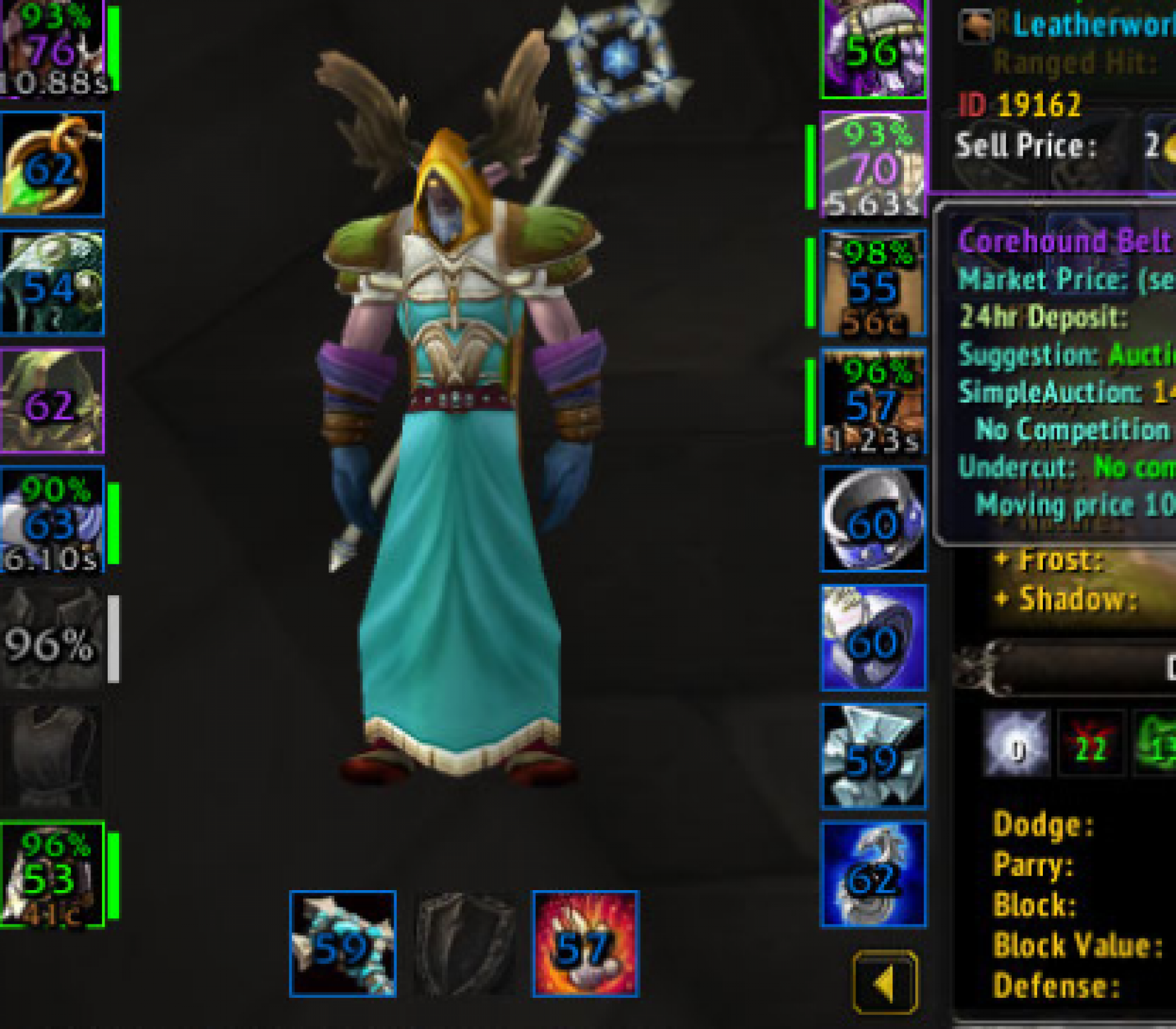 Night elf male druid zandalar tribe