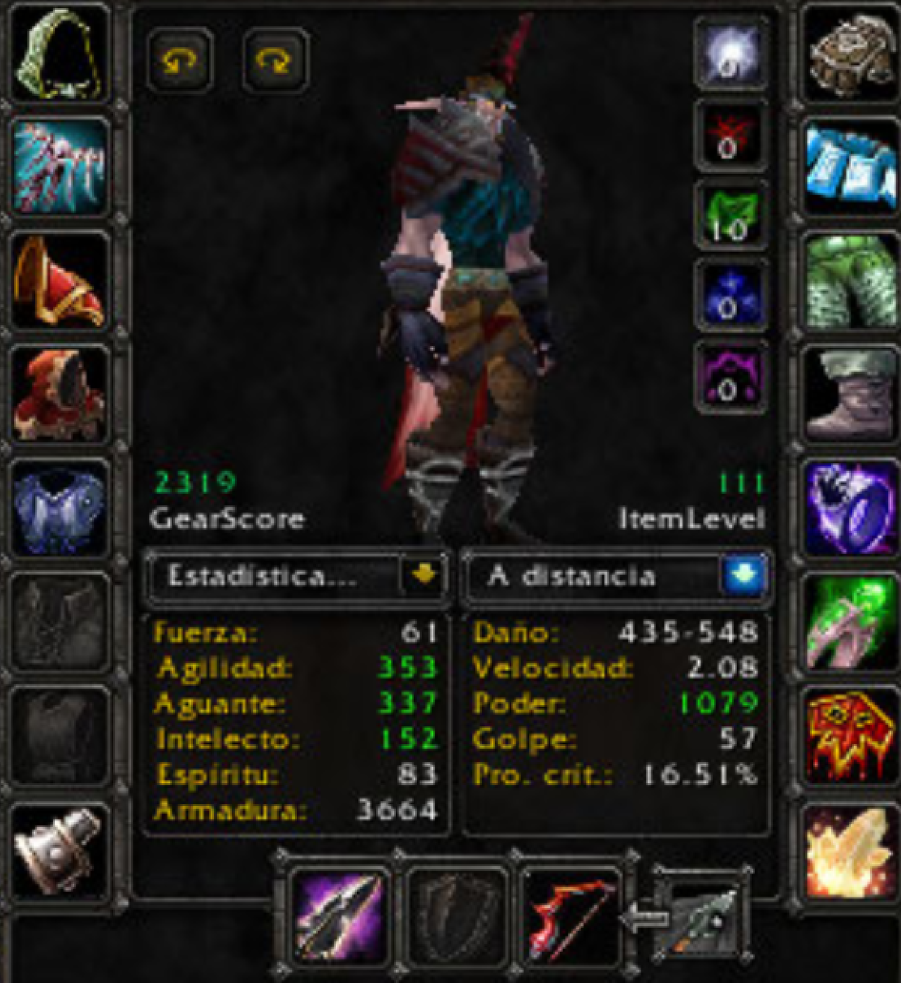 Night elf male hunter whitemane