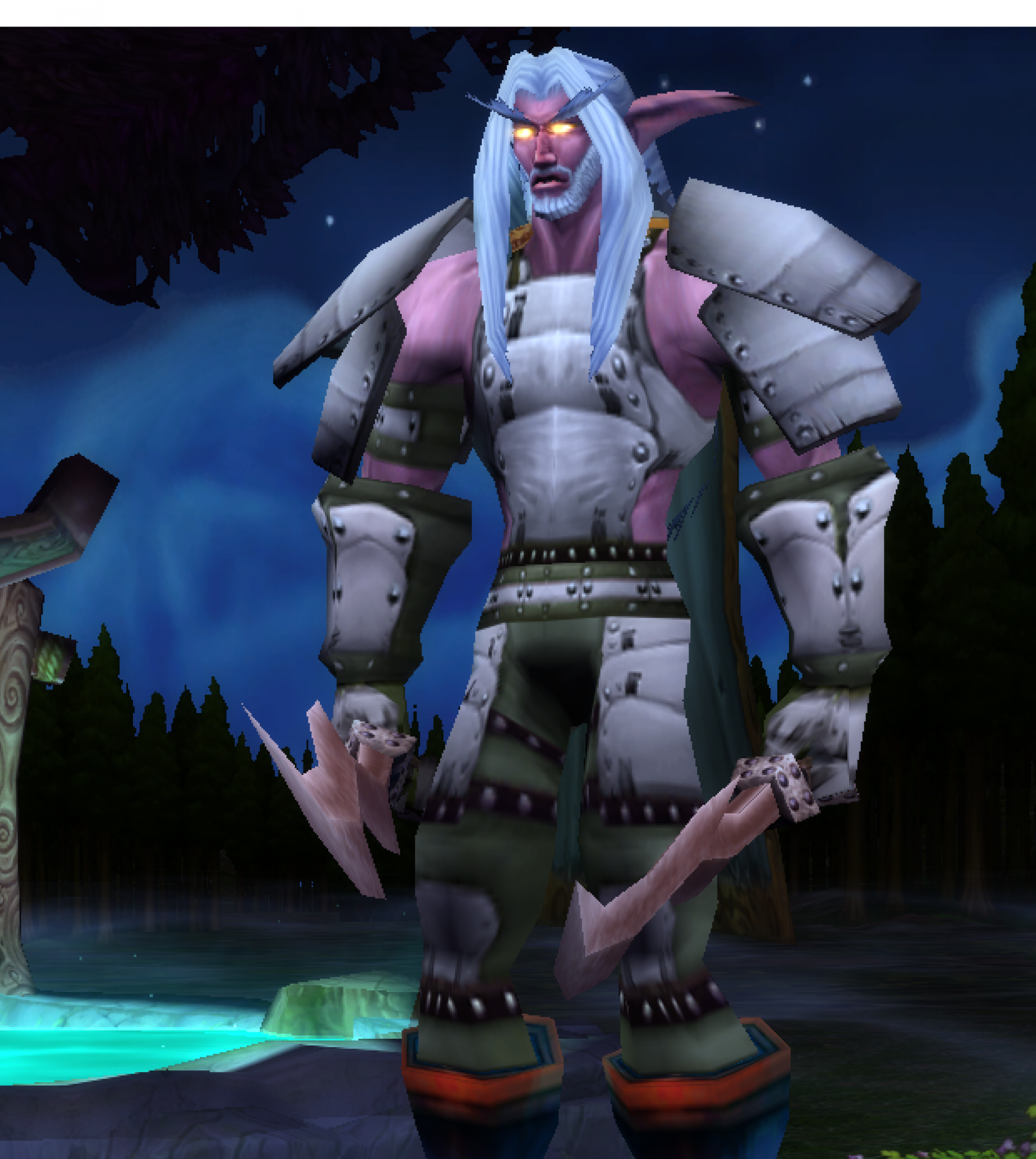 Night elf male warrior mankrik
