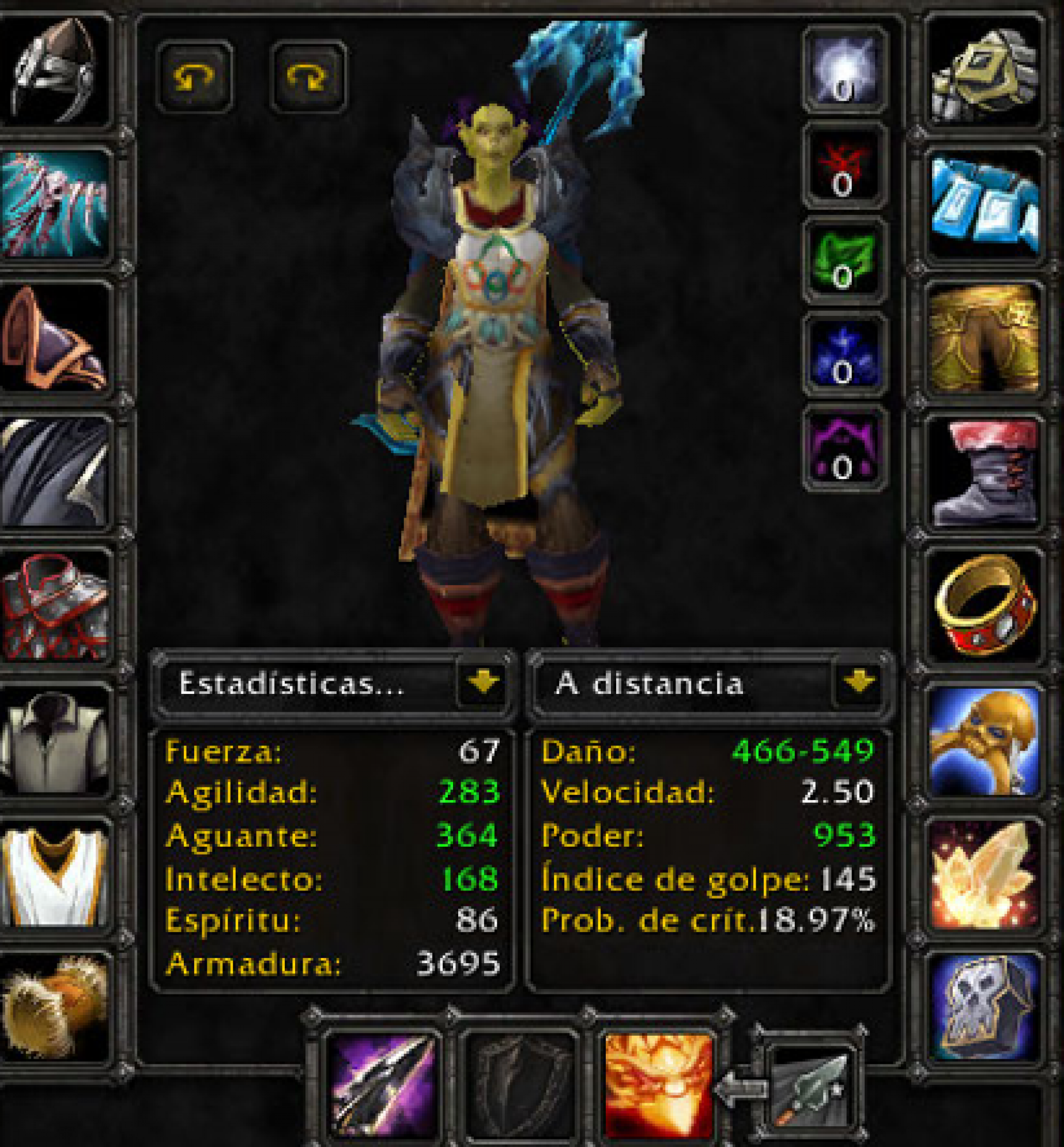 Orc female hunter smolderweb
