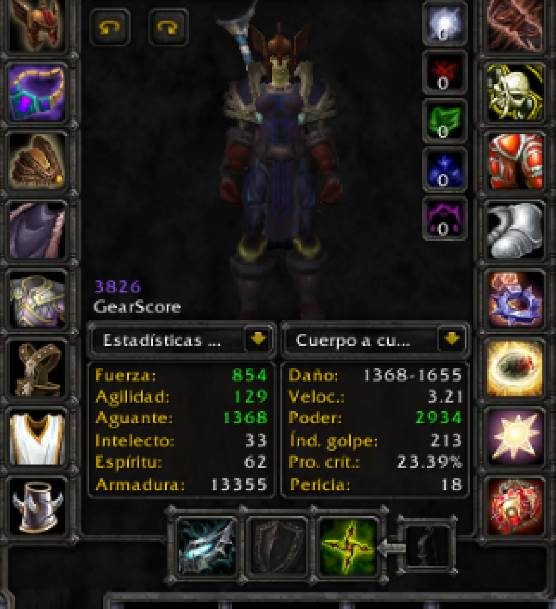 Orc female warrior sindragosa