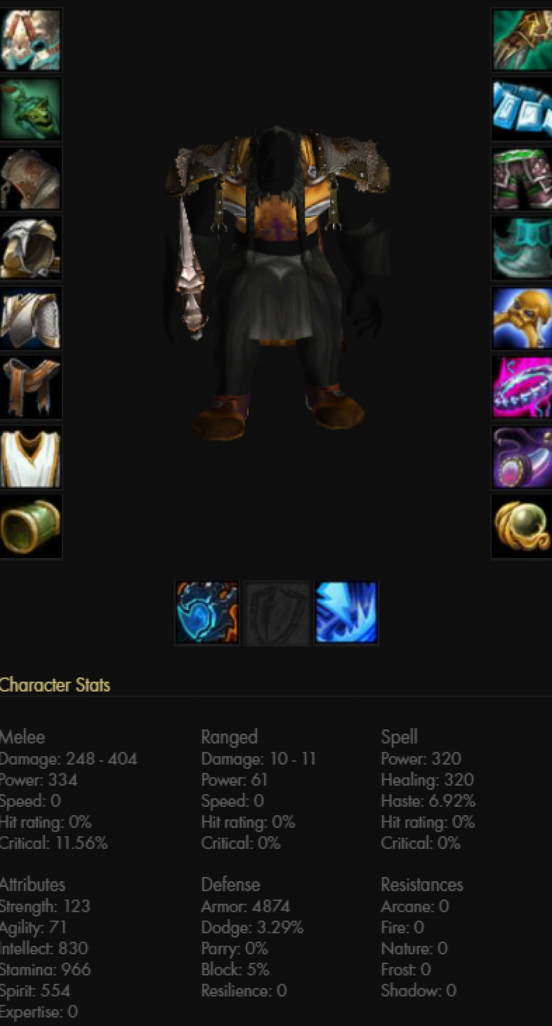 Orc male shaman frostmourne 2