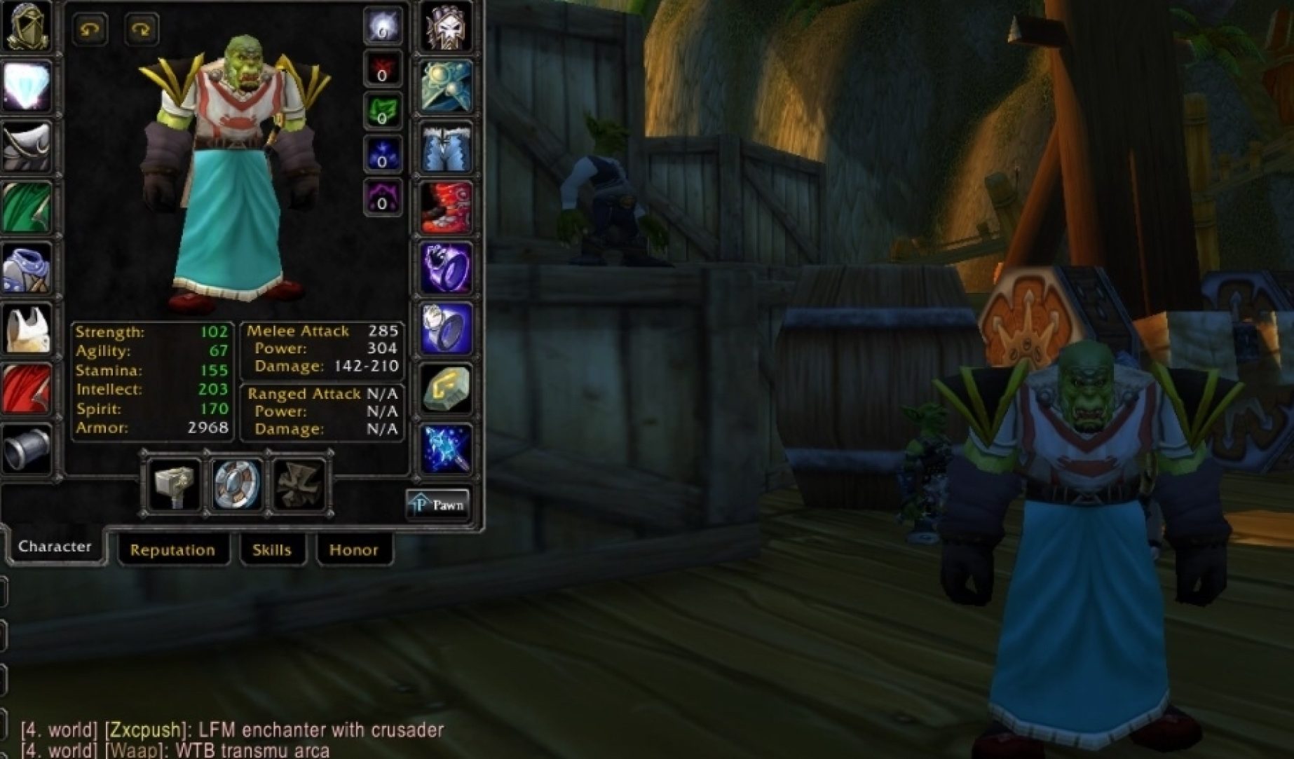 Orc male shaman ironfoe