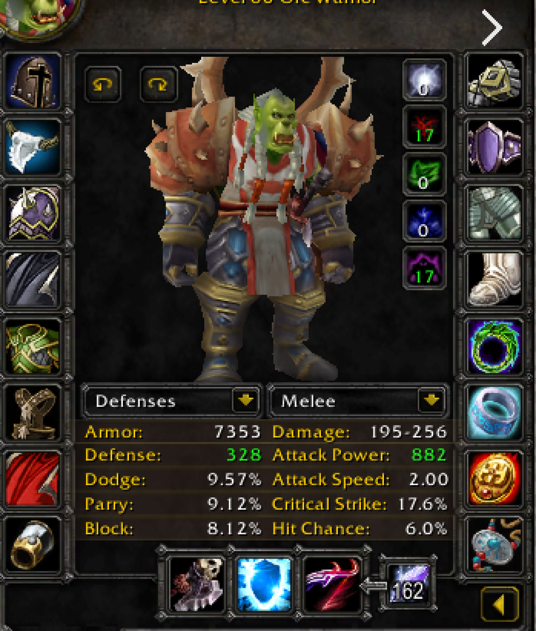 Orc male warrior Shazzrah