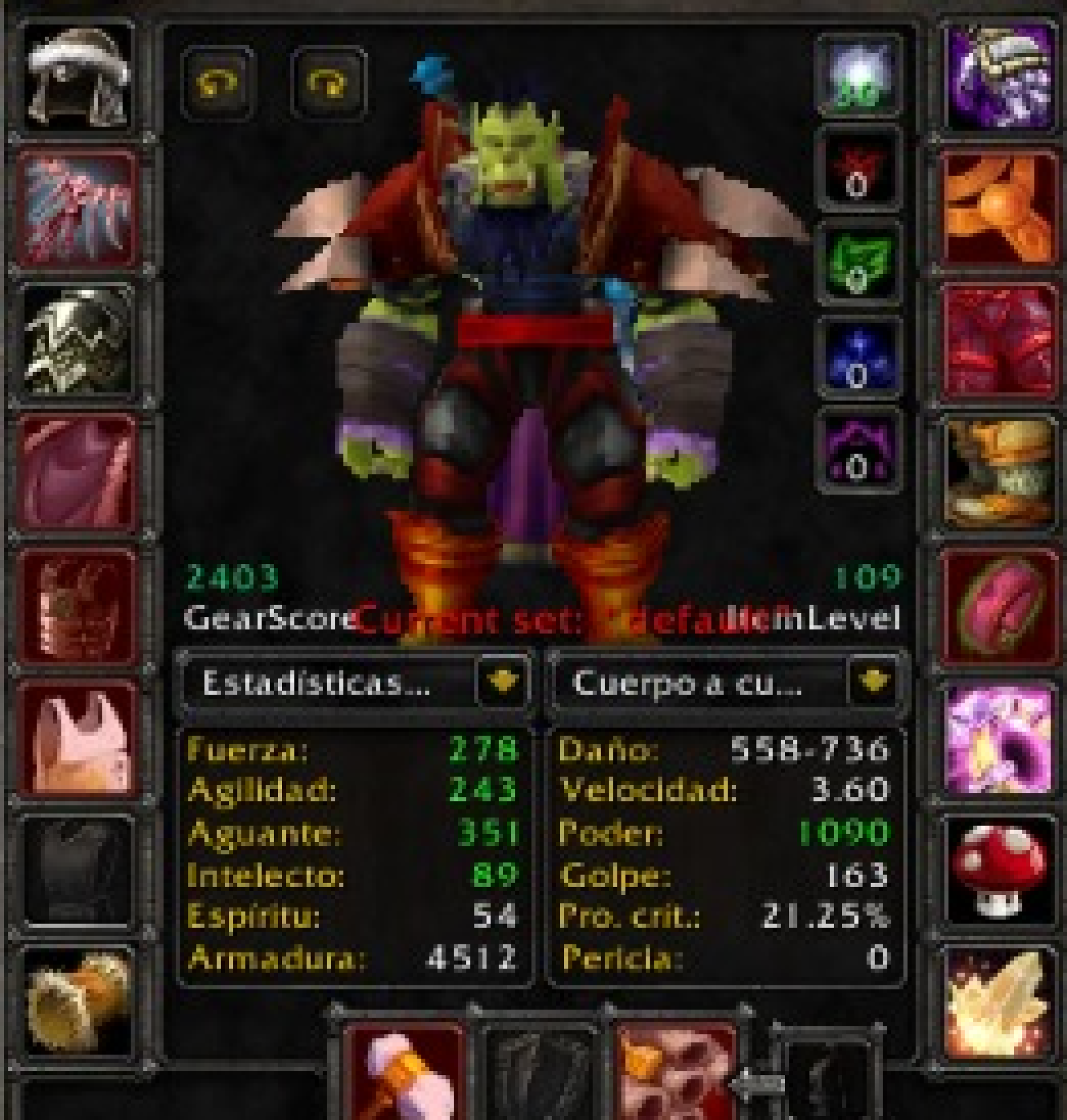 Orc male warrior faerlina