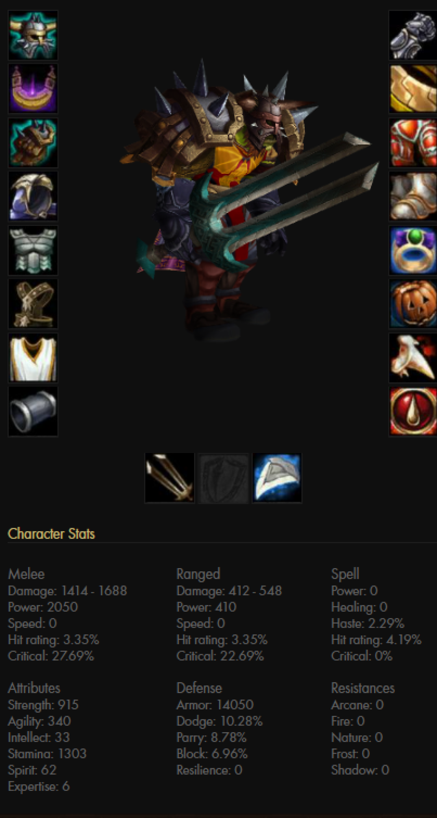 Orc male warrior frostmourne