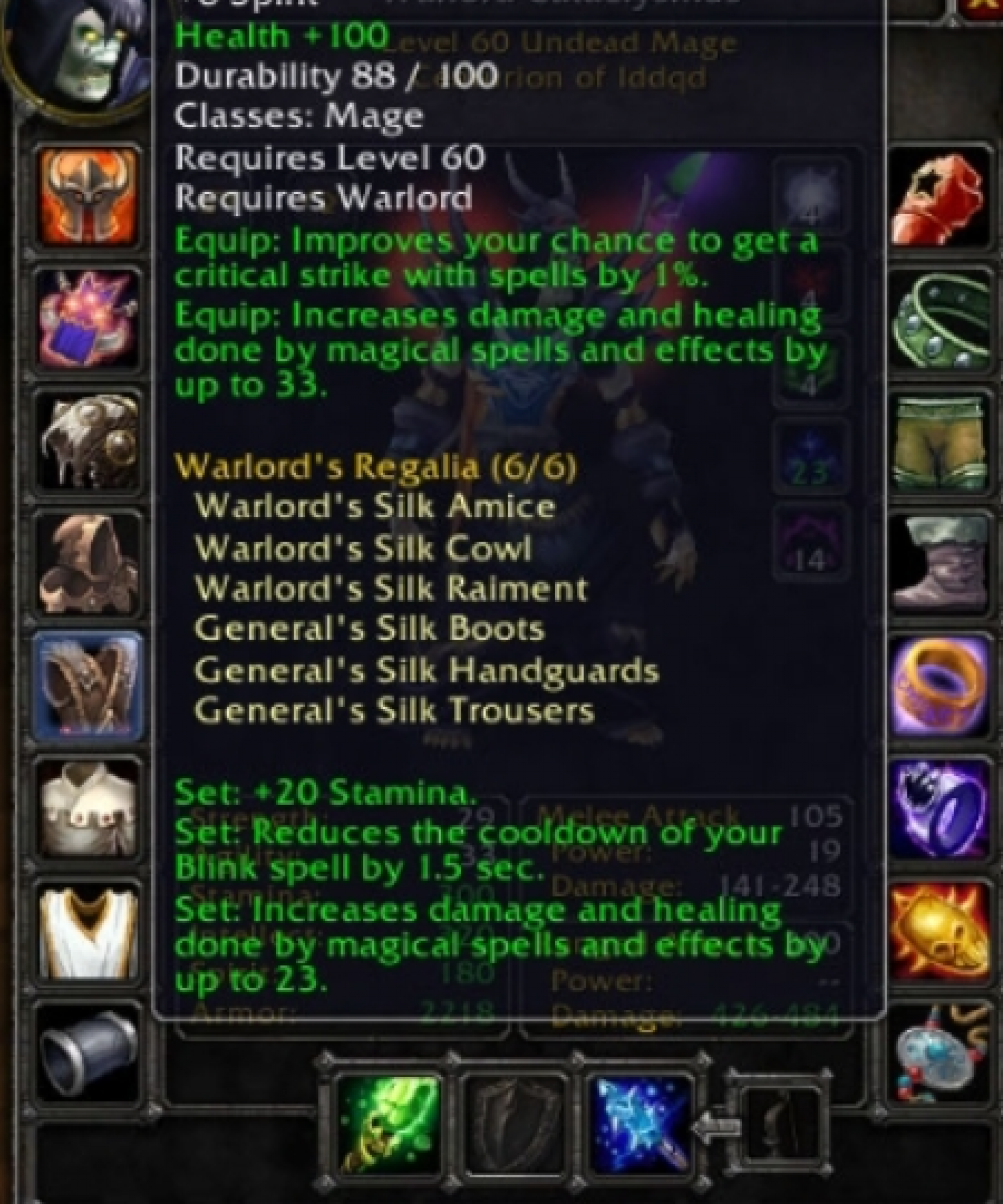 Rank 13 Undead male mage Gandling