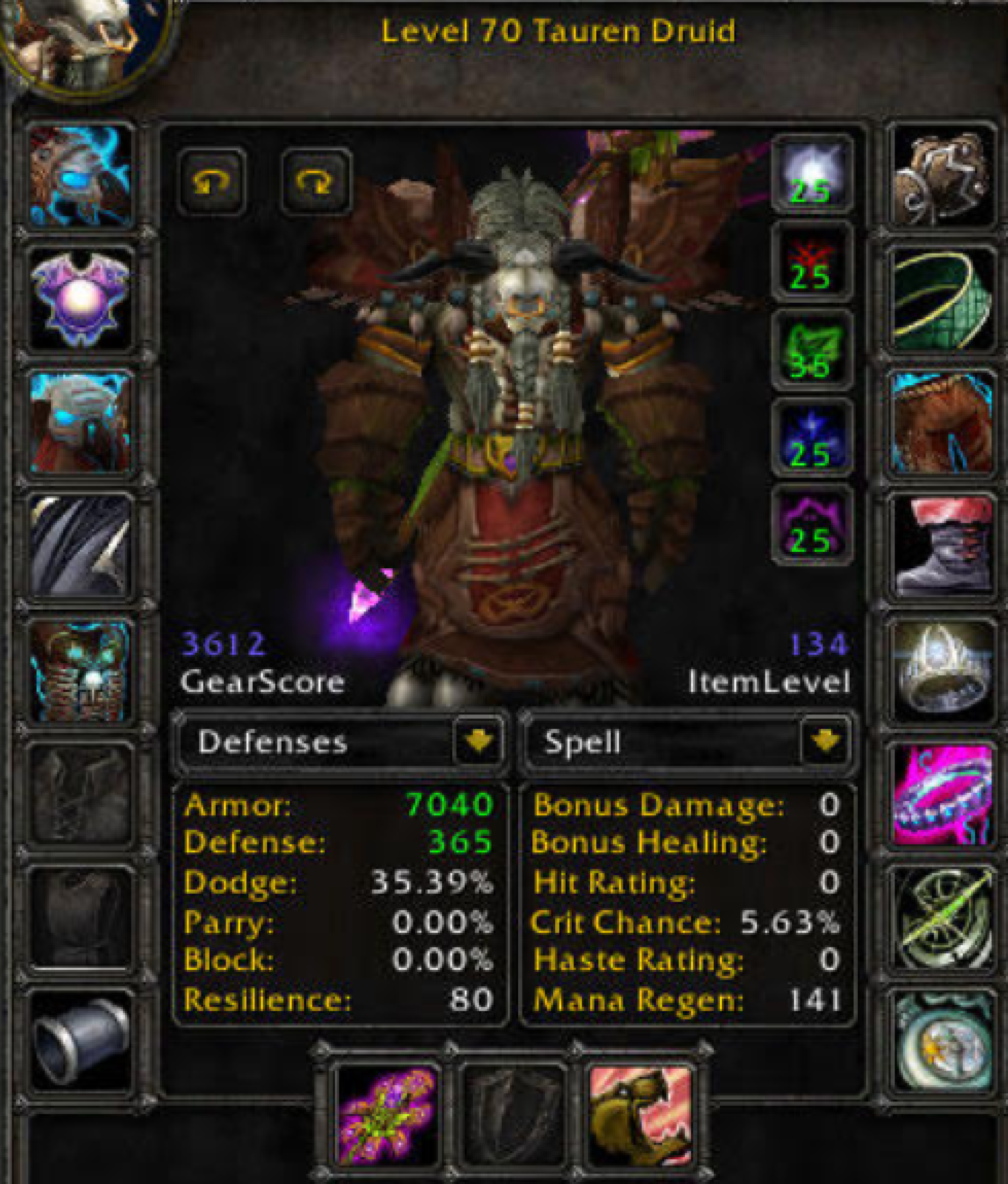 Tauren male druid gehennas 3