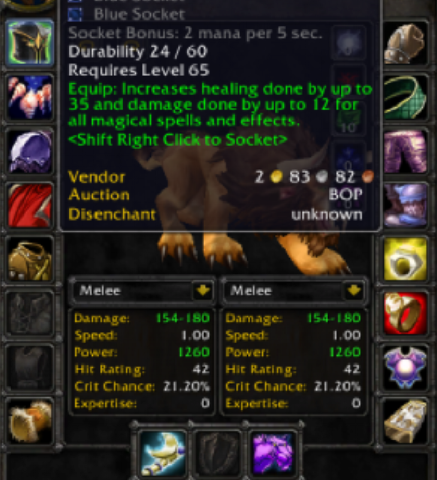 Tauren male druid razorfen