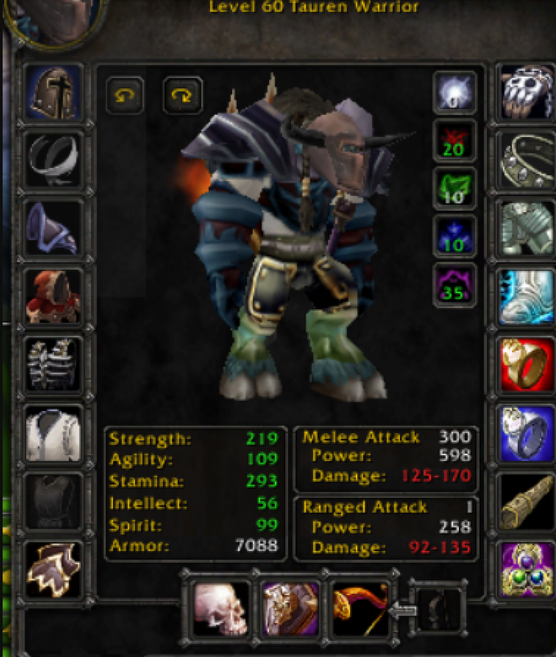 Tauren male warrior Arugal