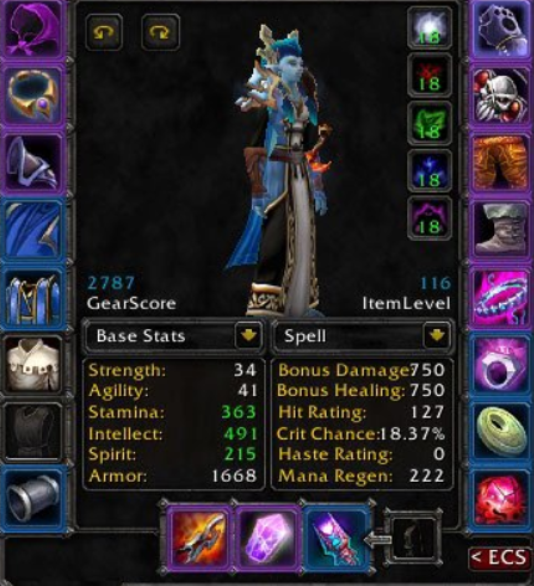Troll female mage golemagg