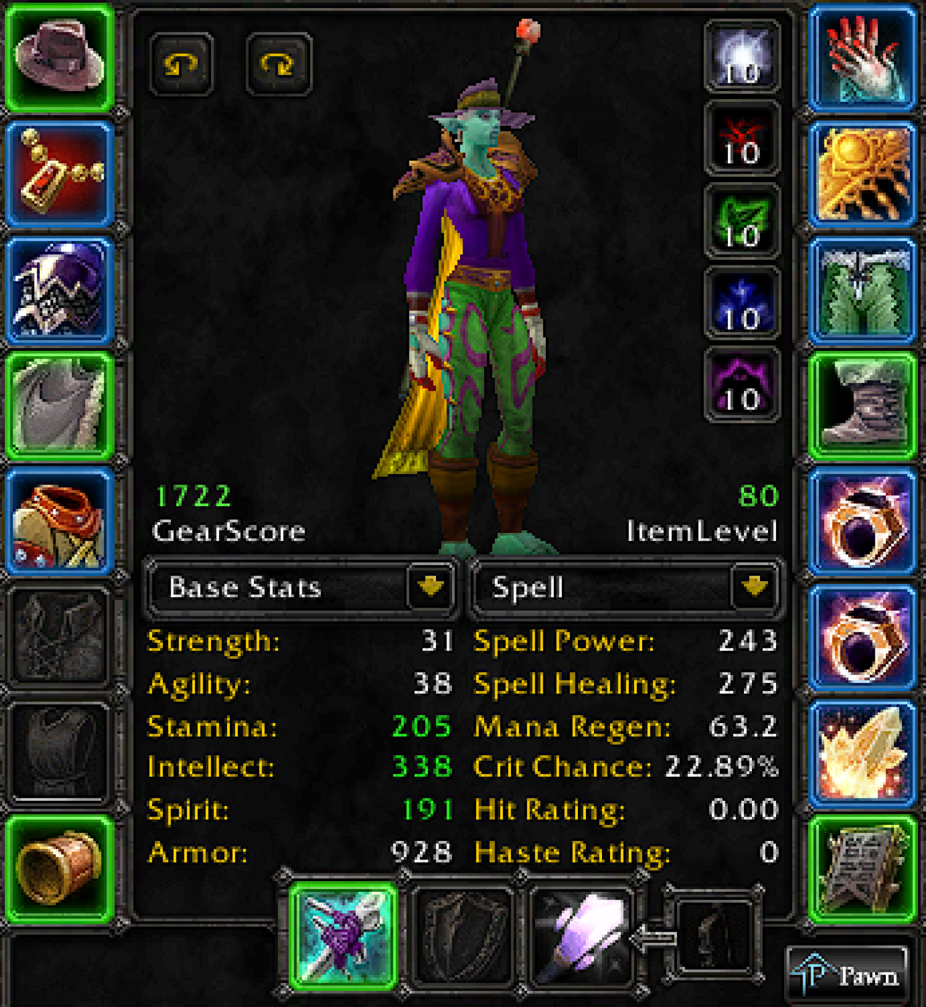 Troll female mage whitemane