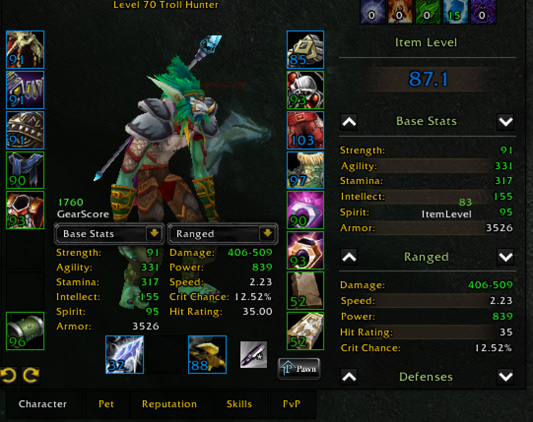 Troll male hunter Transcendence
