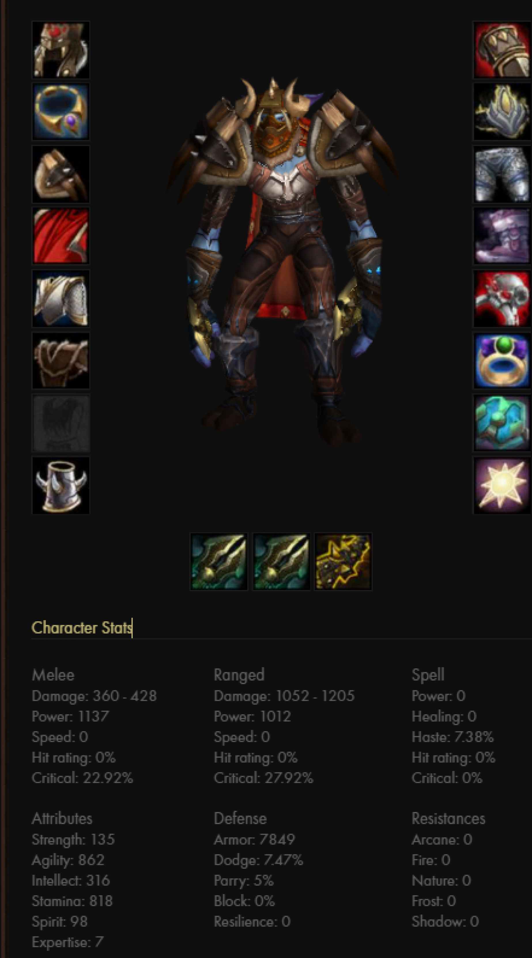 Troll male hunter frostmourne 2