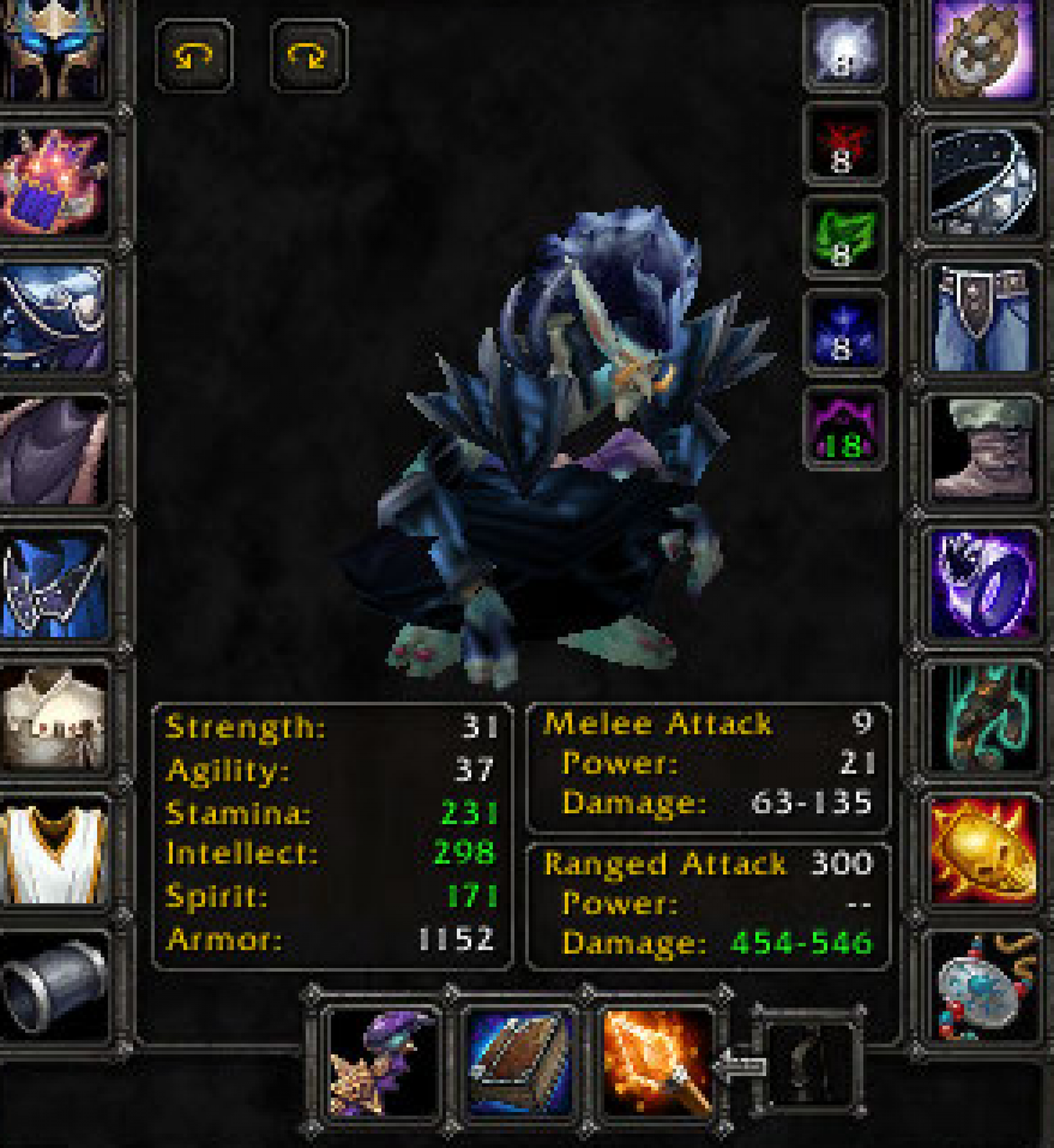 Troll male mage Stonespine