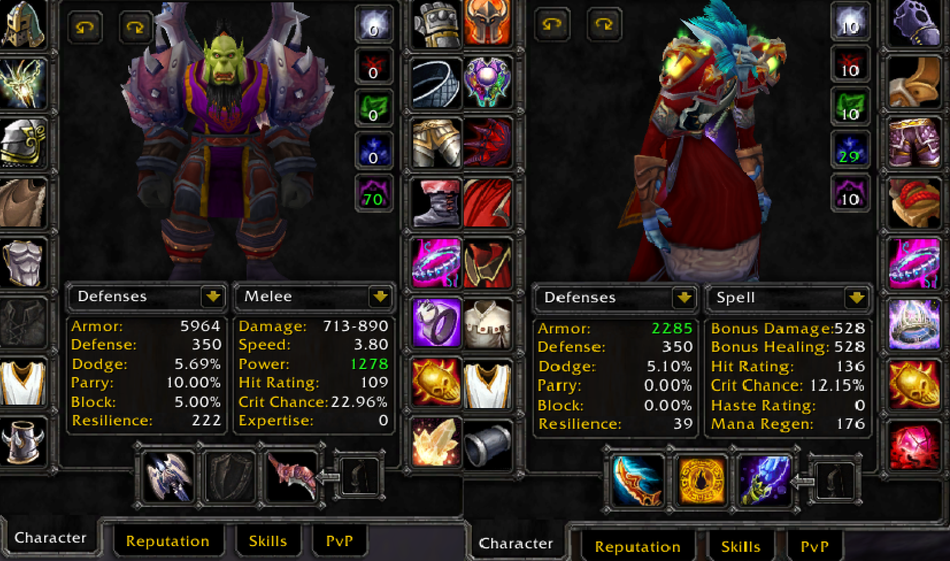 Troll male mage Whitemane