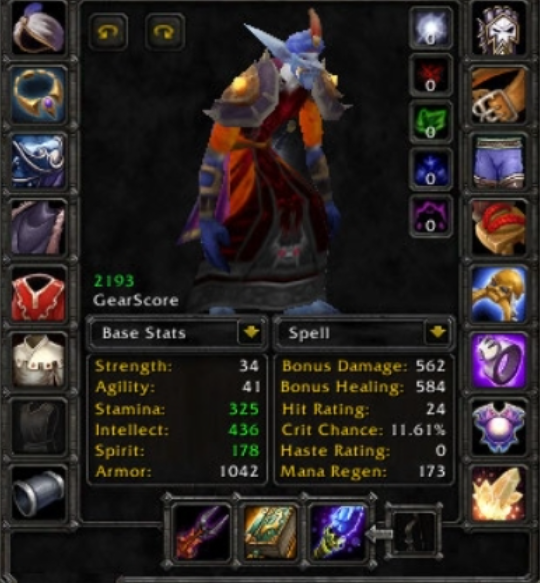 Troll male mage karazhan