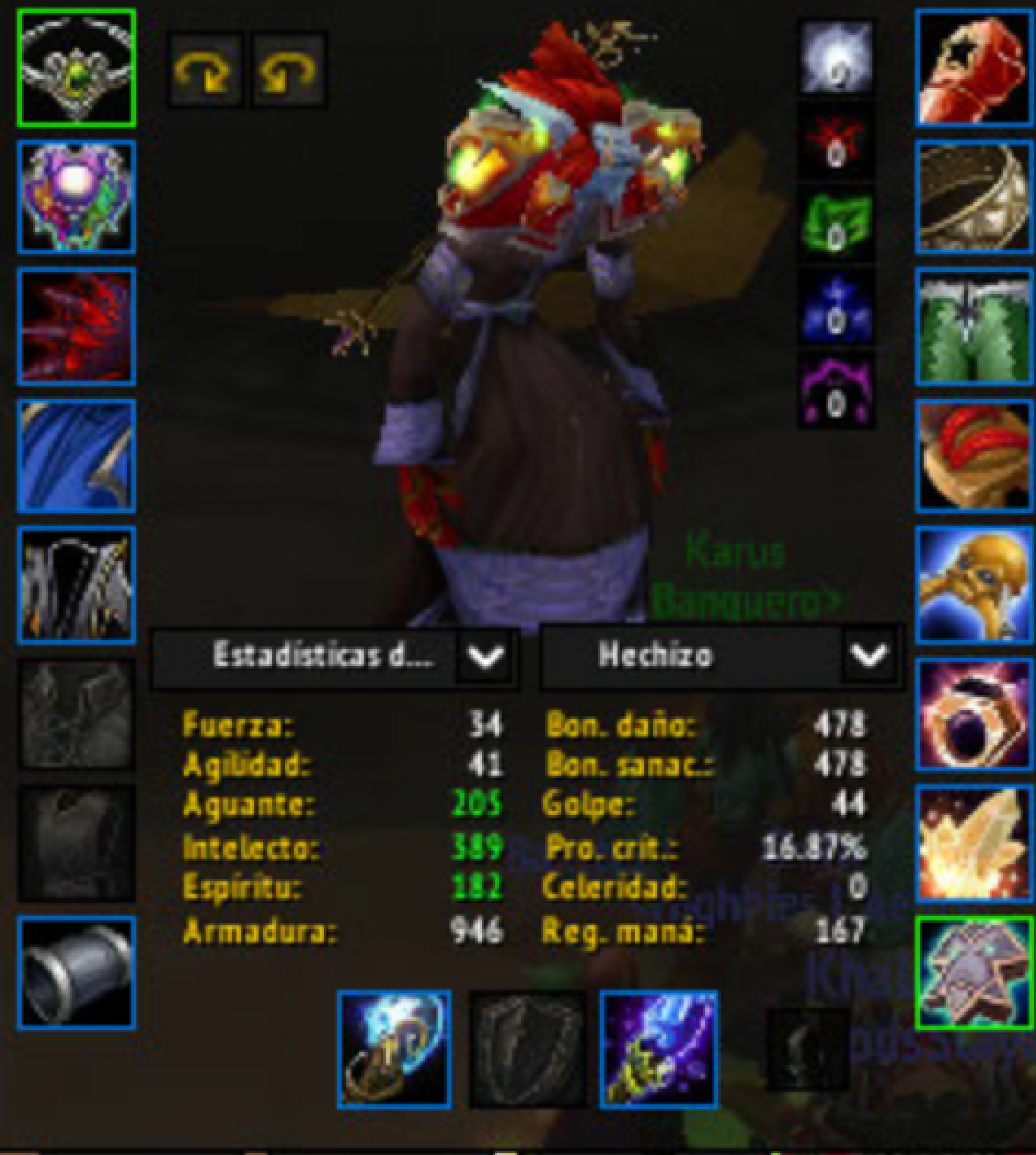 Troll male mage sulfuras