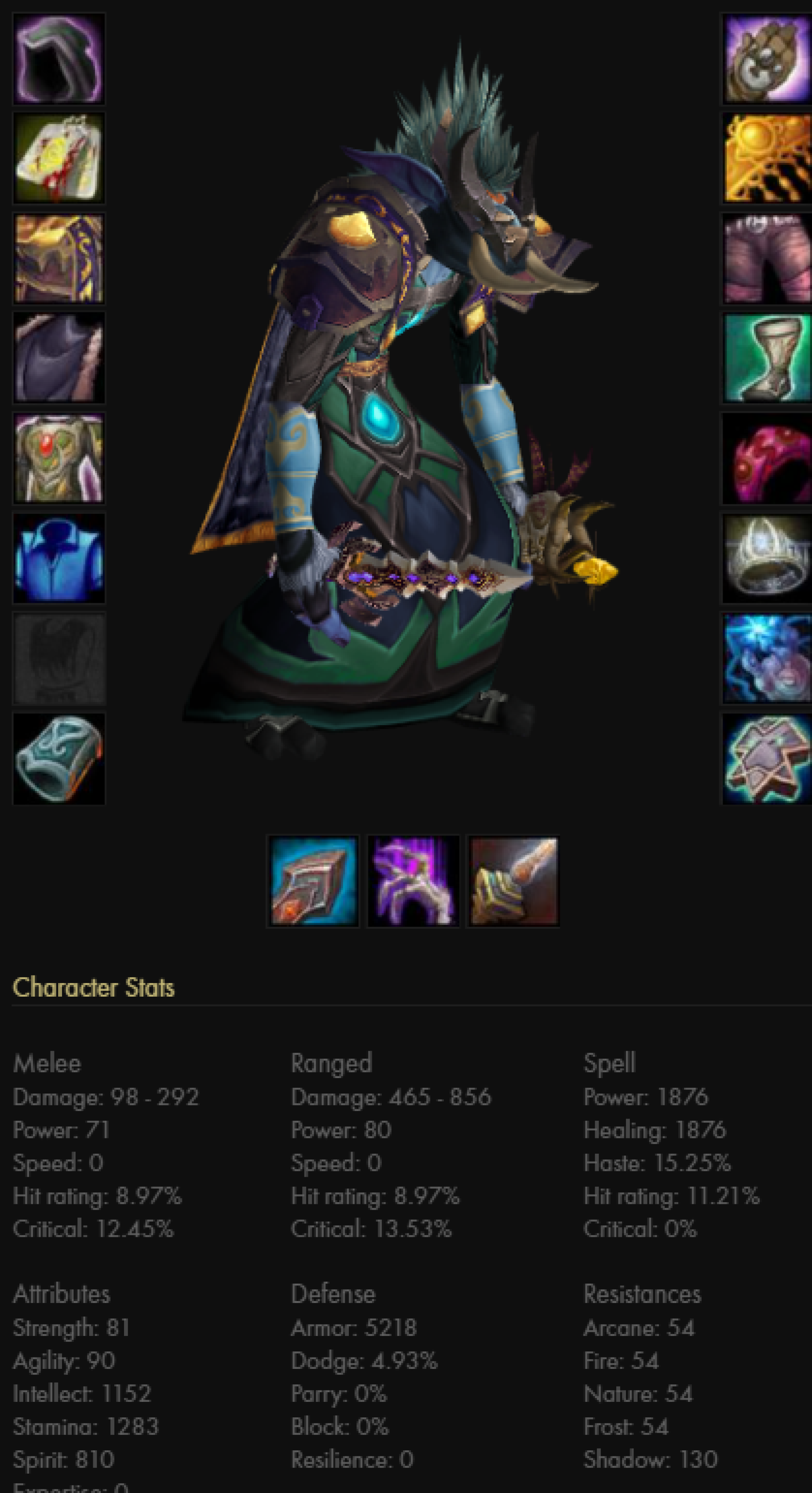 Troll male priest icecrown