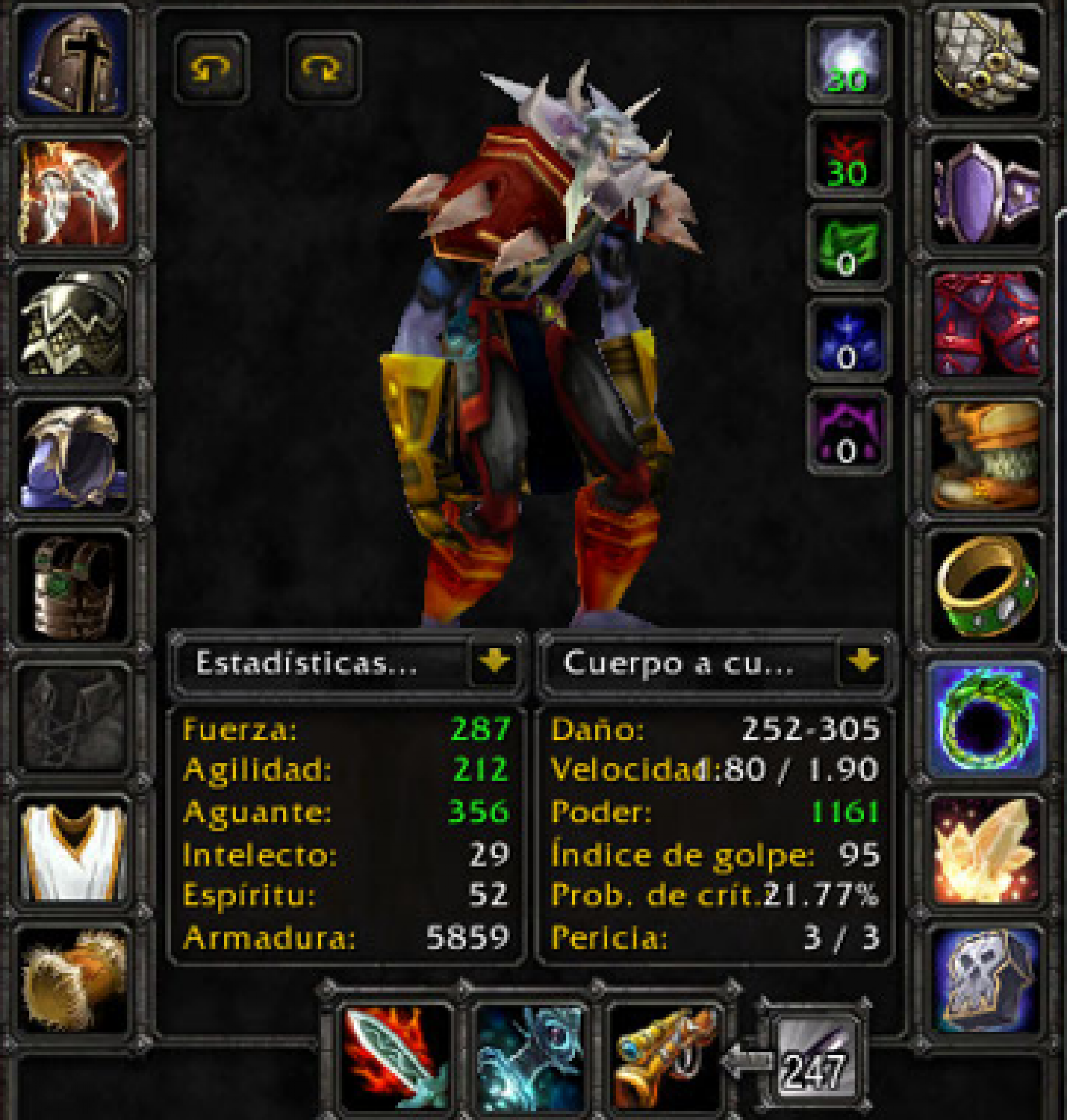 Troll male warrior faerlina