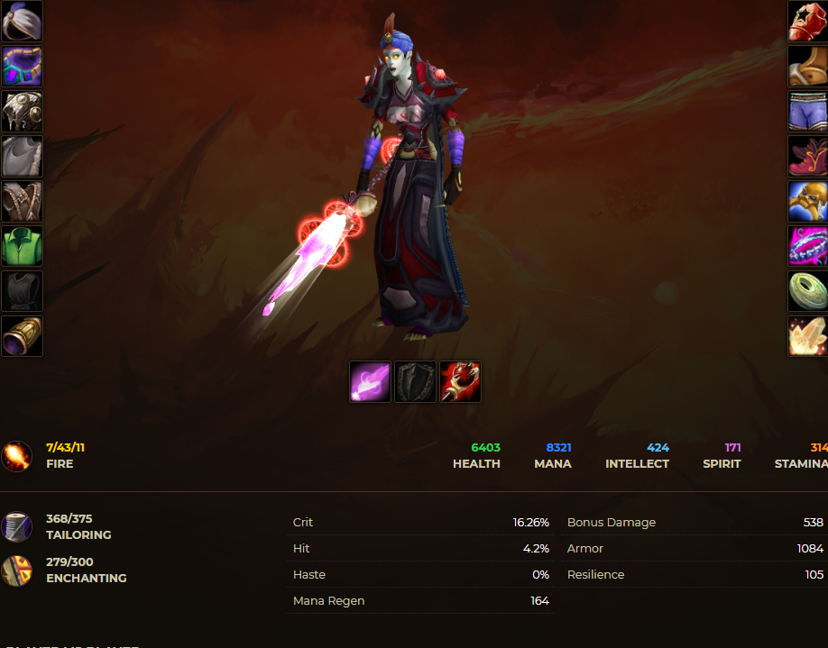Undead female mage windrunner 4