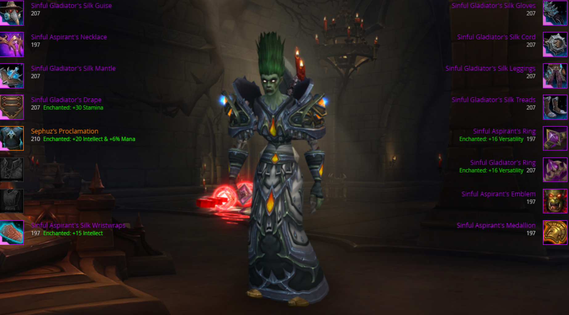 Undead female priest Grim Batol